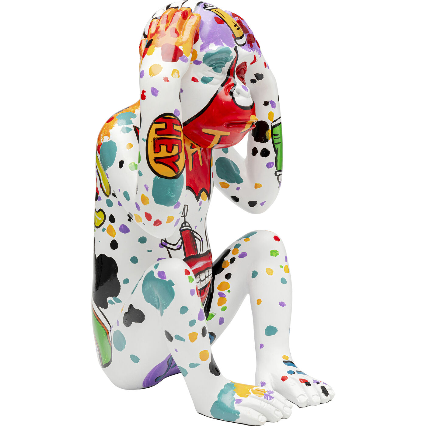 Фигура декоративная Graffiti Monkey «Обезьяна-граффити» 40 см от KARE Design