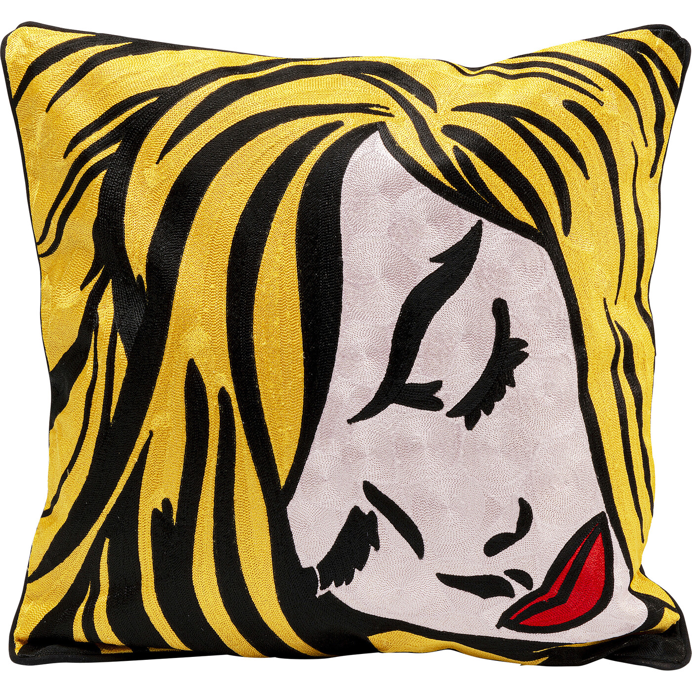 Подушка Art Line Comic Lady 50x50cm от KARE Design
