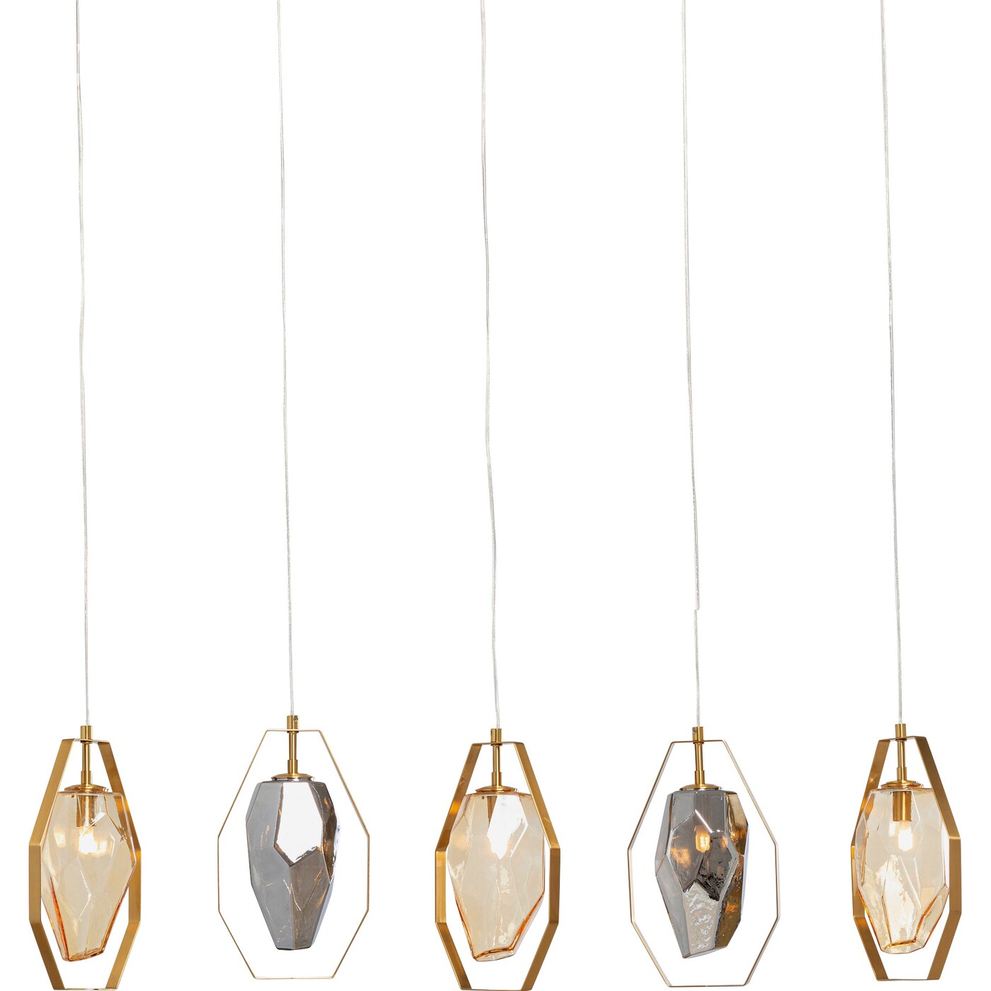 Светильник подвесной Diamond Fever Dining Brass 110 см от KARE Design