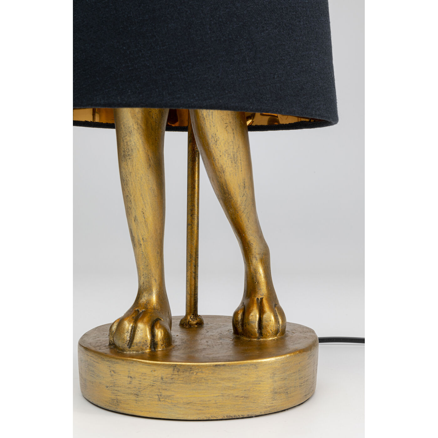 Светильник настольный Animal Rabbit Gold/Black 68 см от KARE Design