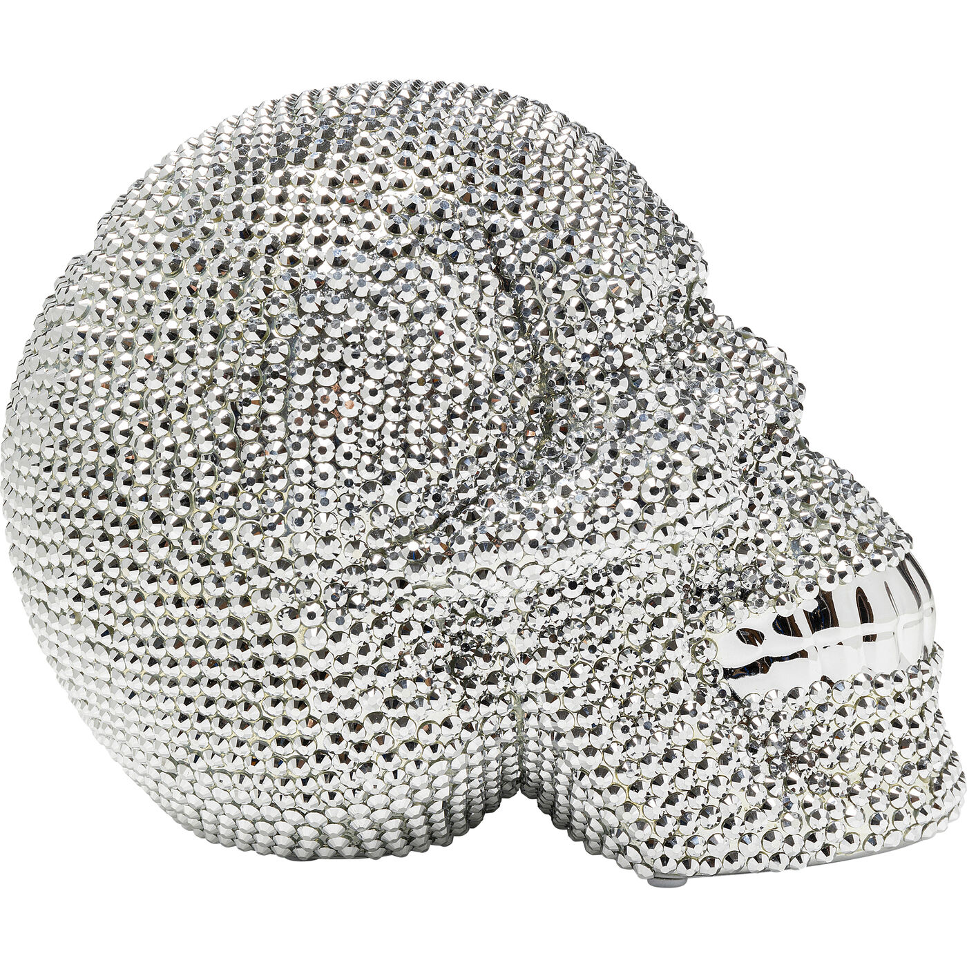 Копилка Skull Crystal «Кристальный череп», Серебряный от KARE Design