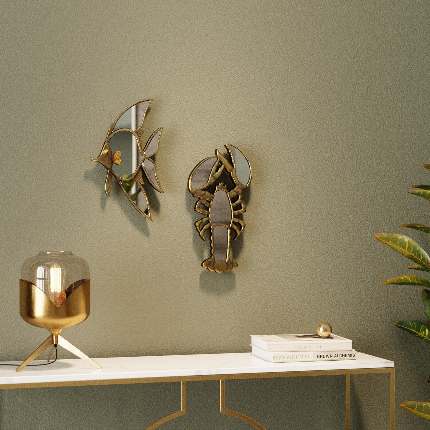 Объект настенный Langosta Mirror от KARE Design