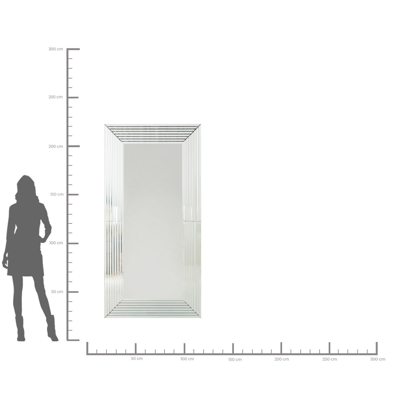 Зеркало Linea 200x100 см от KARE Design