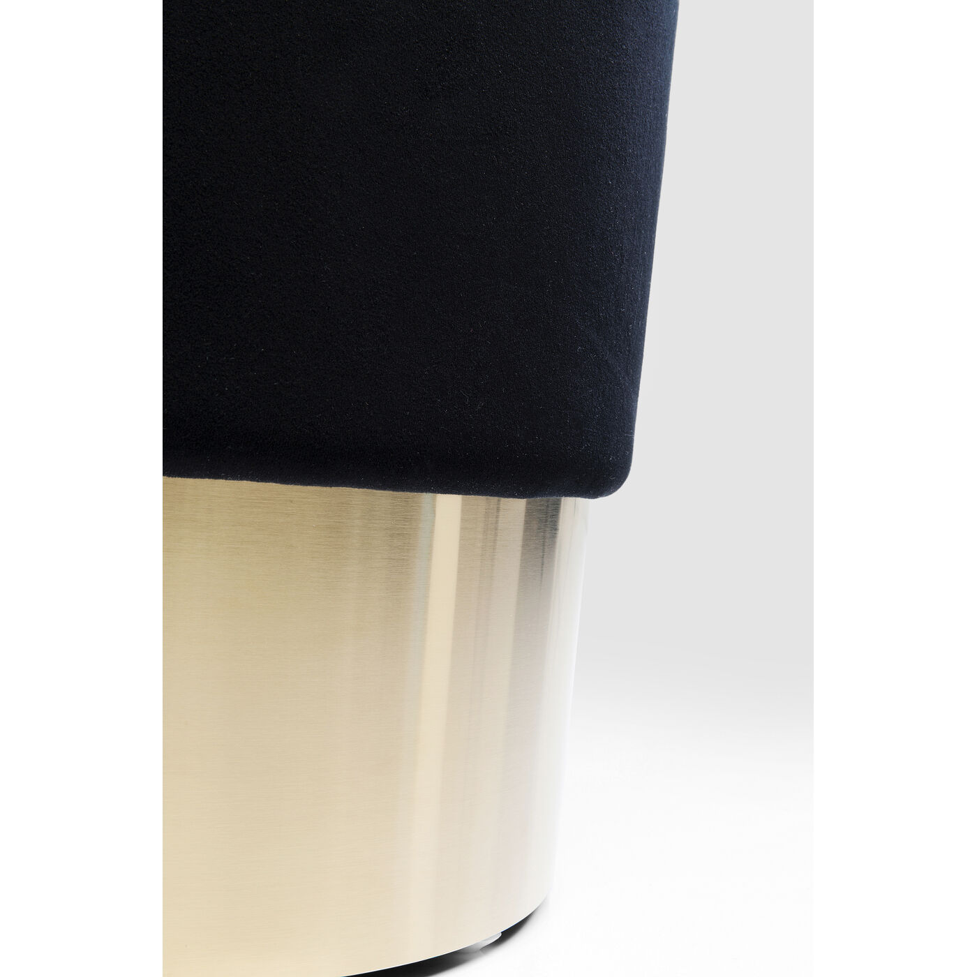 Пуф Cherry Black Brass Ø35 см от KARE Design