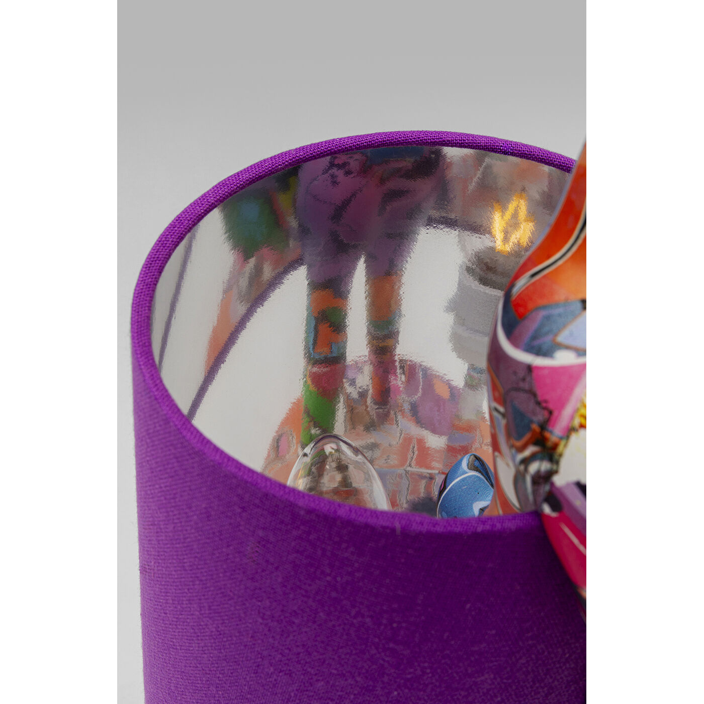 Светильник настольный "Кролик" Rabbit Graffiti/Purple, Граффити/фиолетовый, 50 см от KARE Design