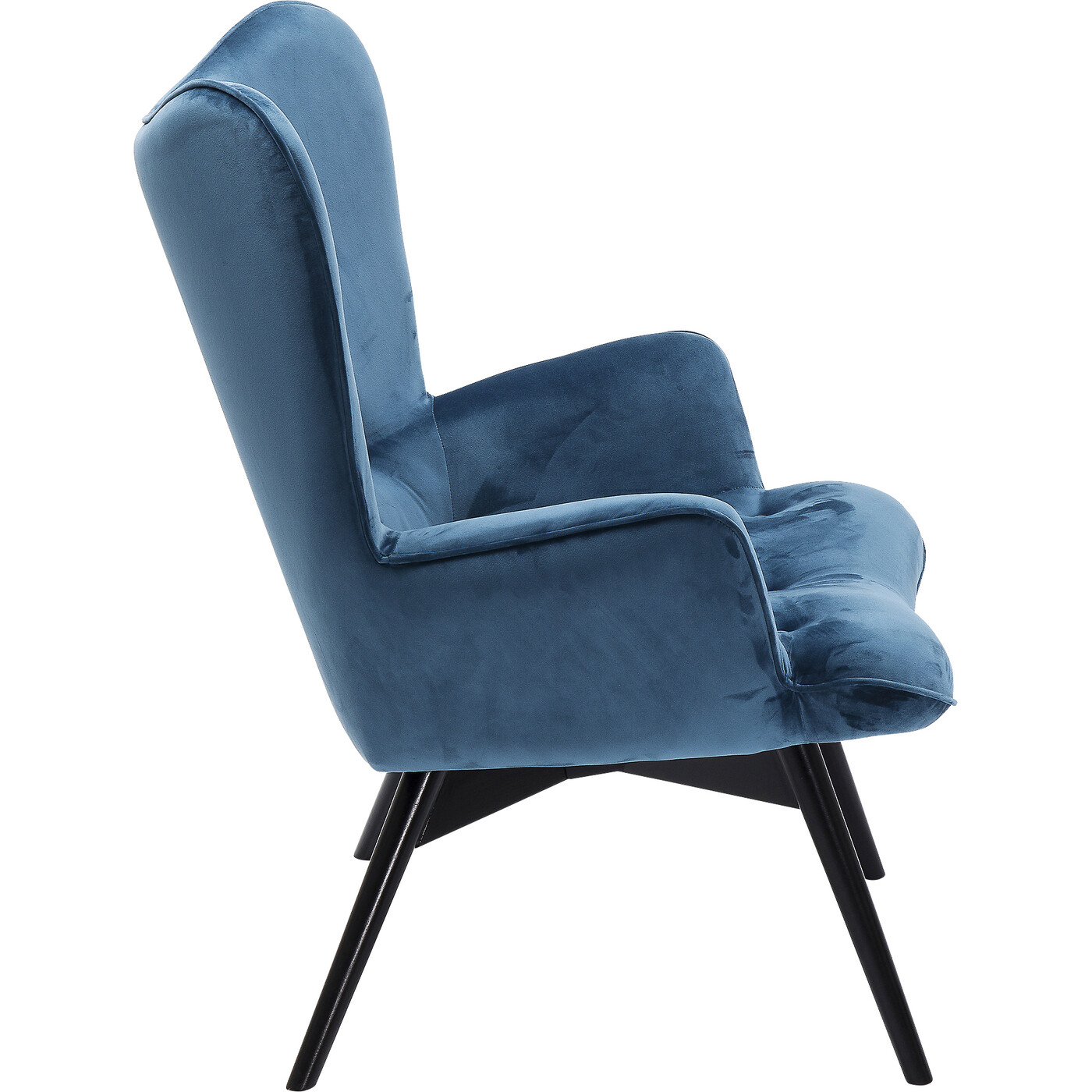 Кресло Black Vicky Velvet Bluegreen от KARE Design