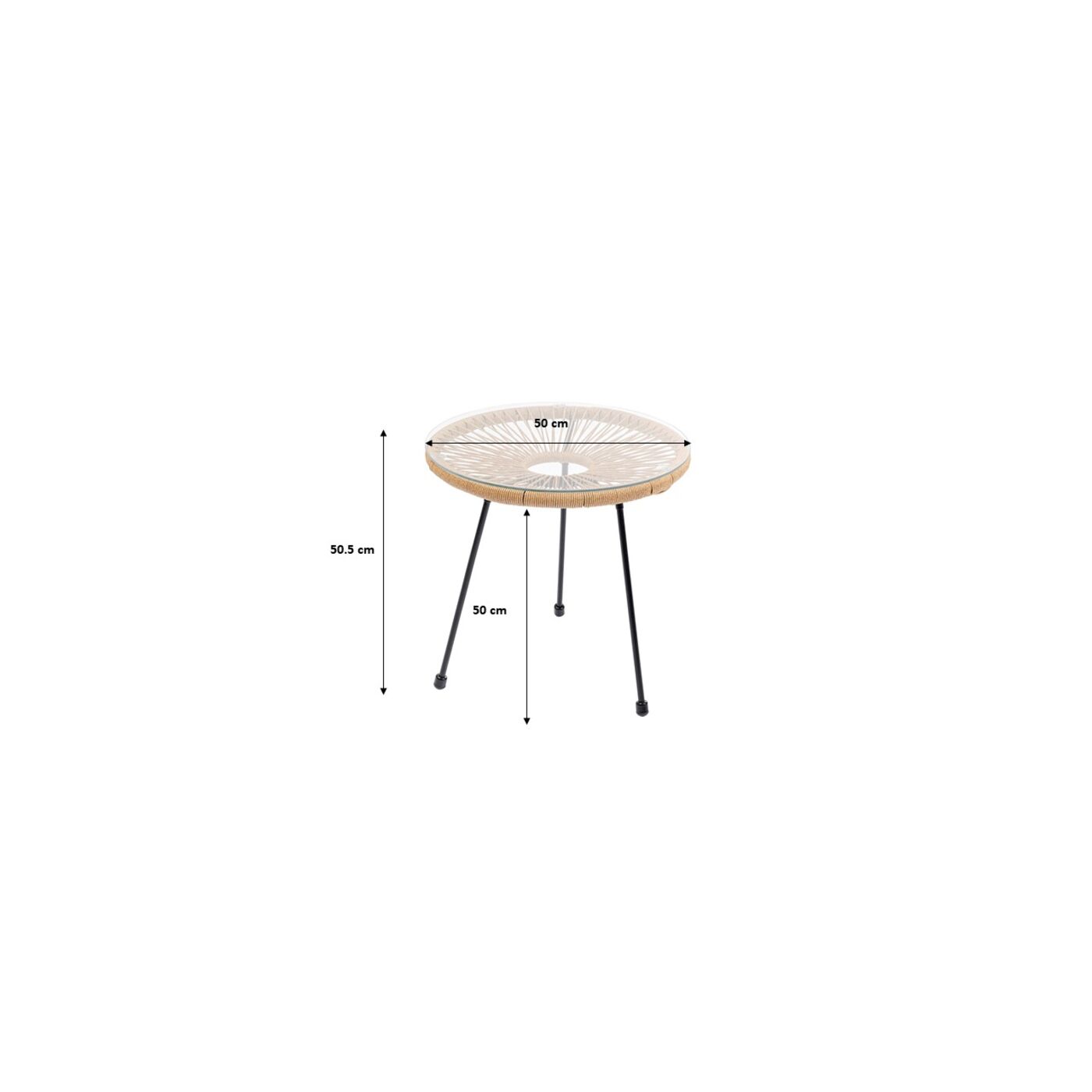 Стол приставной Acapulco Nature от KARE Design