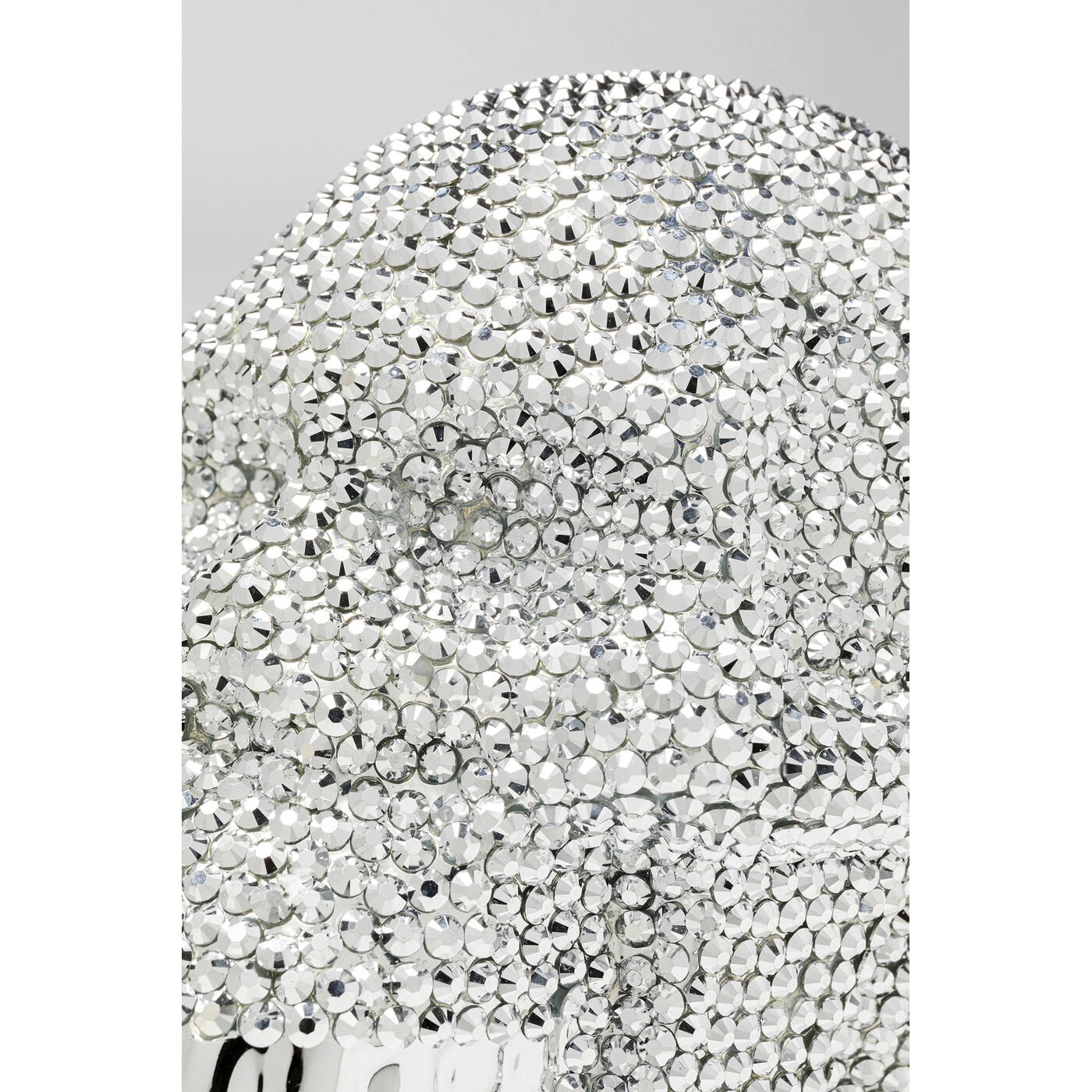 Копилка Skull Crystal «Кристальный череп», Серебряный от KARE Design