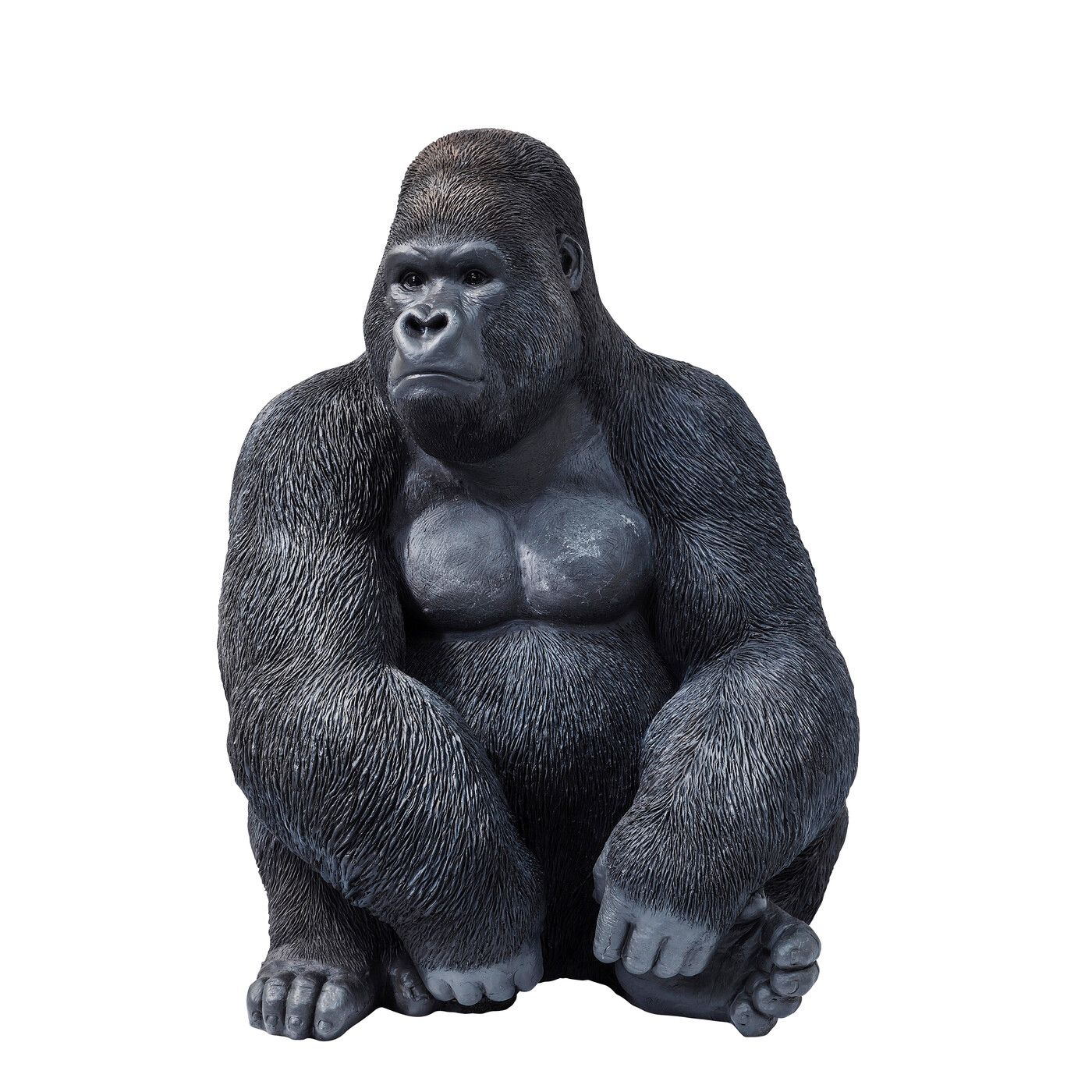 Фигура декоративная Monkey Gorilla Side XL «Горилла сбоку XL», Чёрный от KARE Design