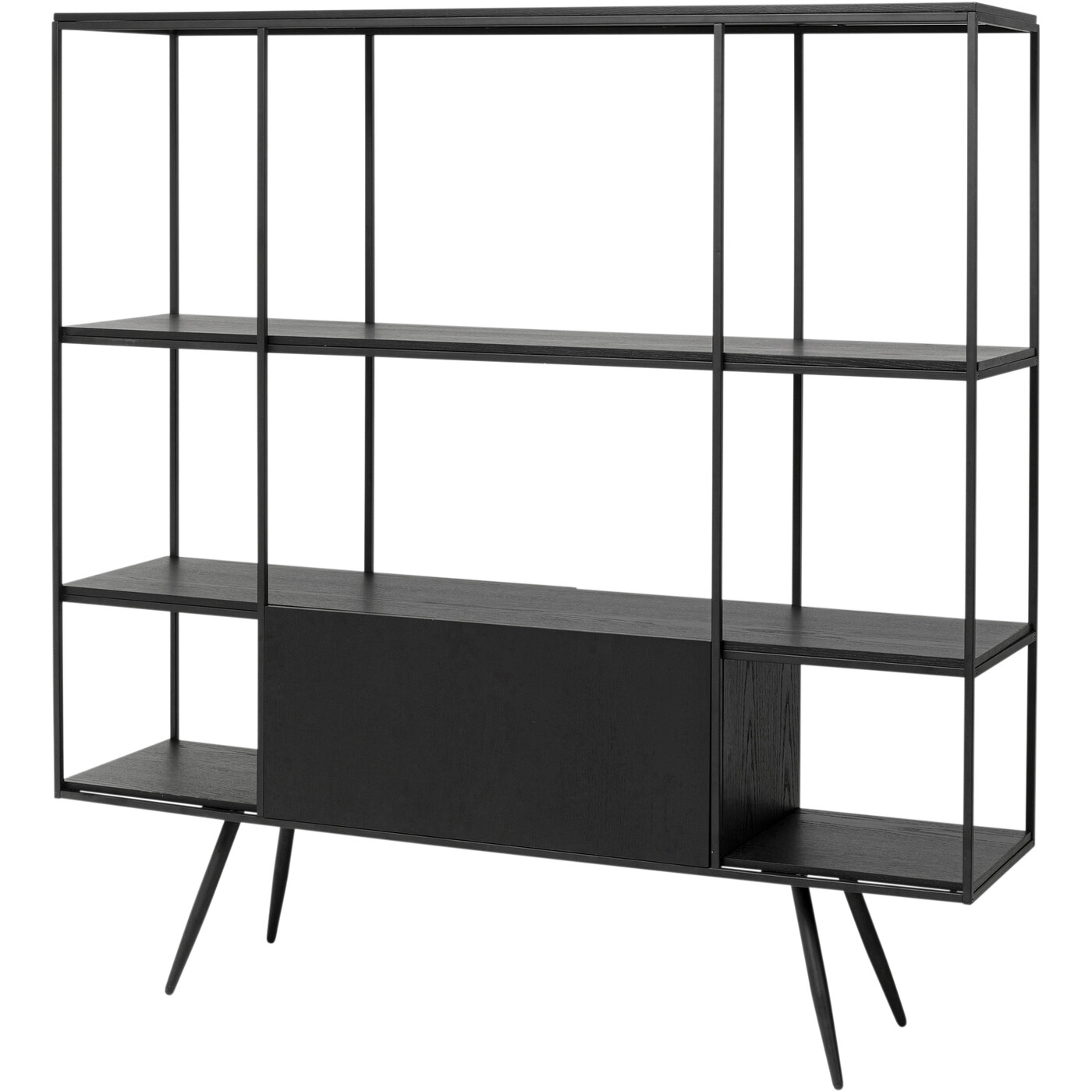 Стеллаж Cosy Sixties Black 180x183 см от KARE Design