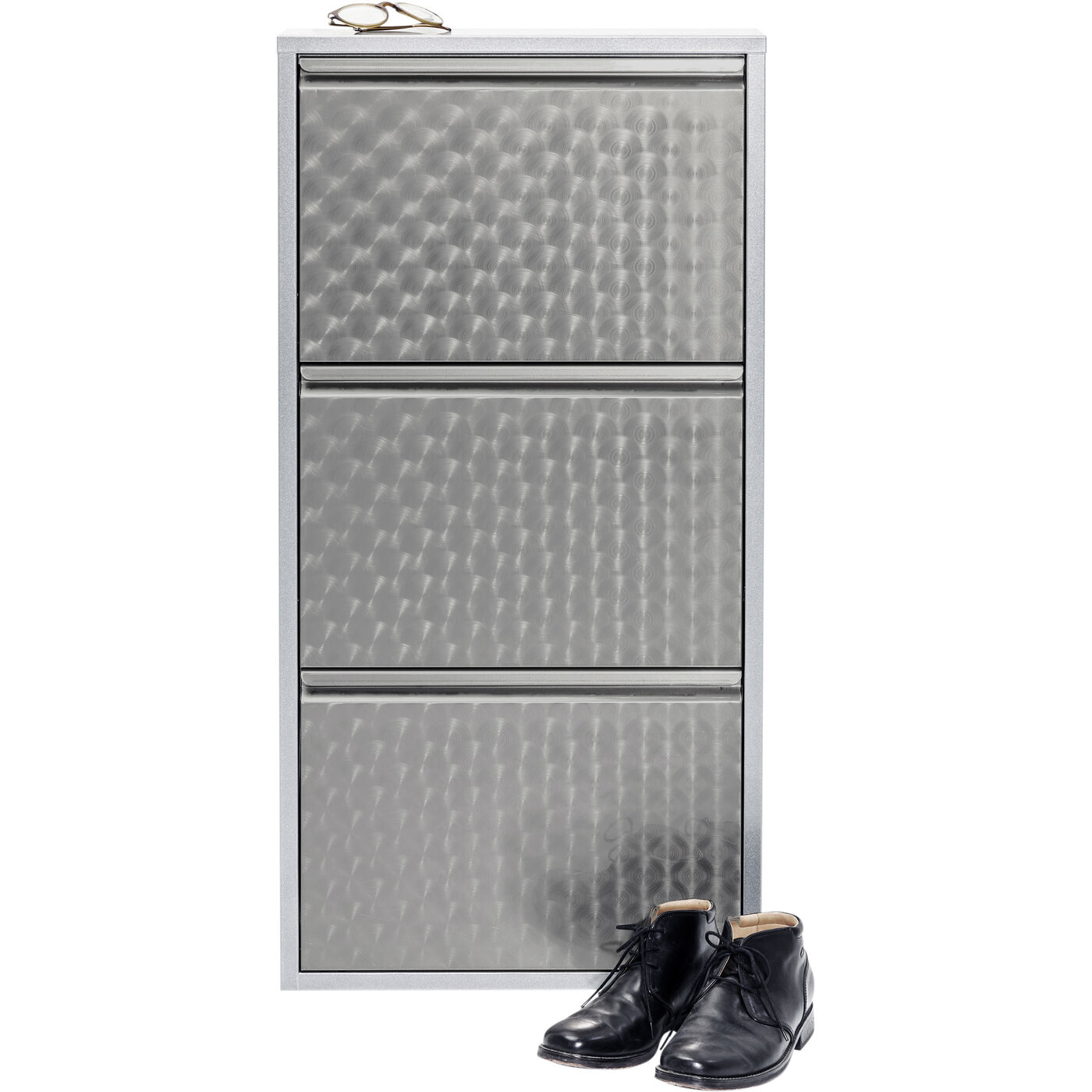 Полка для обуви Caruso 3 Silver brushed (MO) от KARE Design
