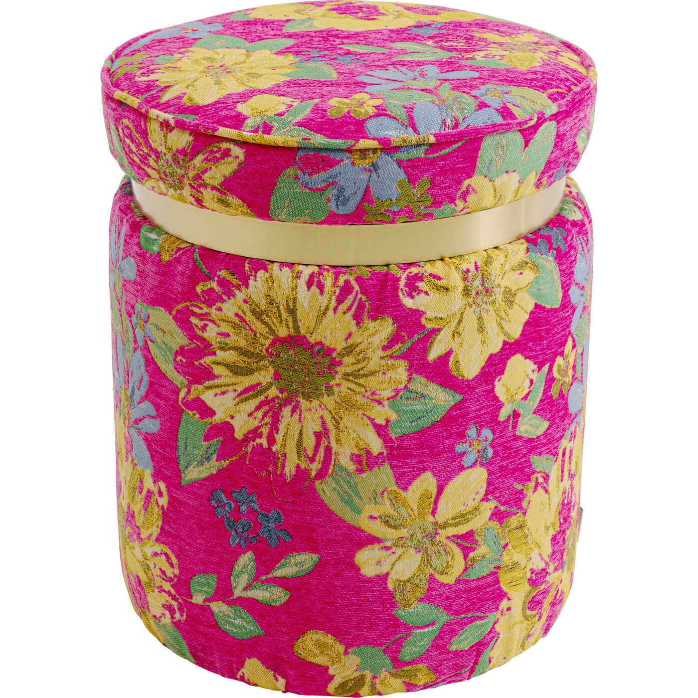 Пуф Flower Fever Pink Ø39cm от KARE Design