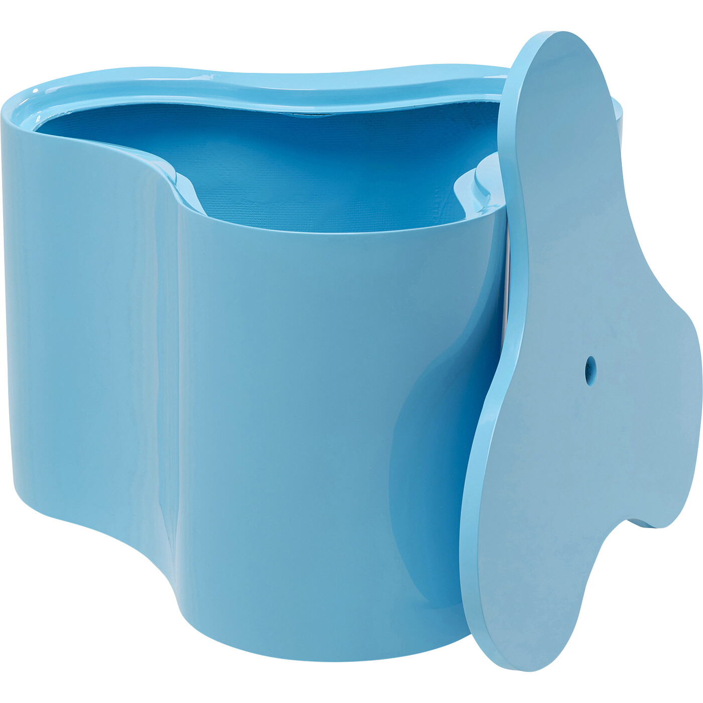 Стол приставной KARE x Karim Rashid Lotus Light Blue 35 см от KARE Design