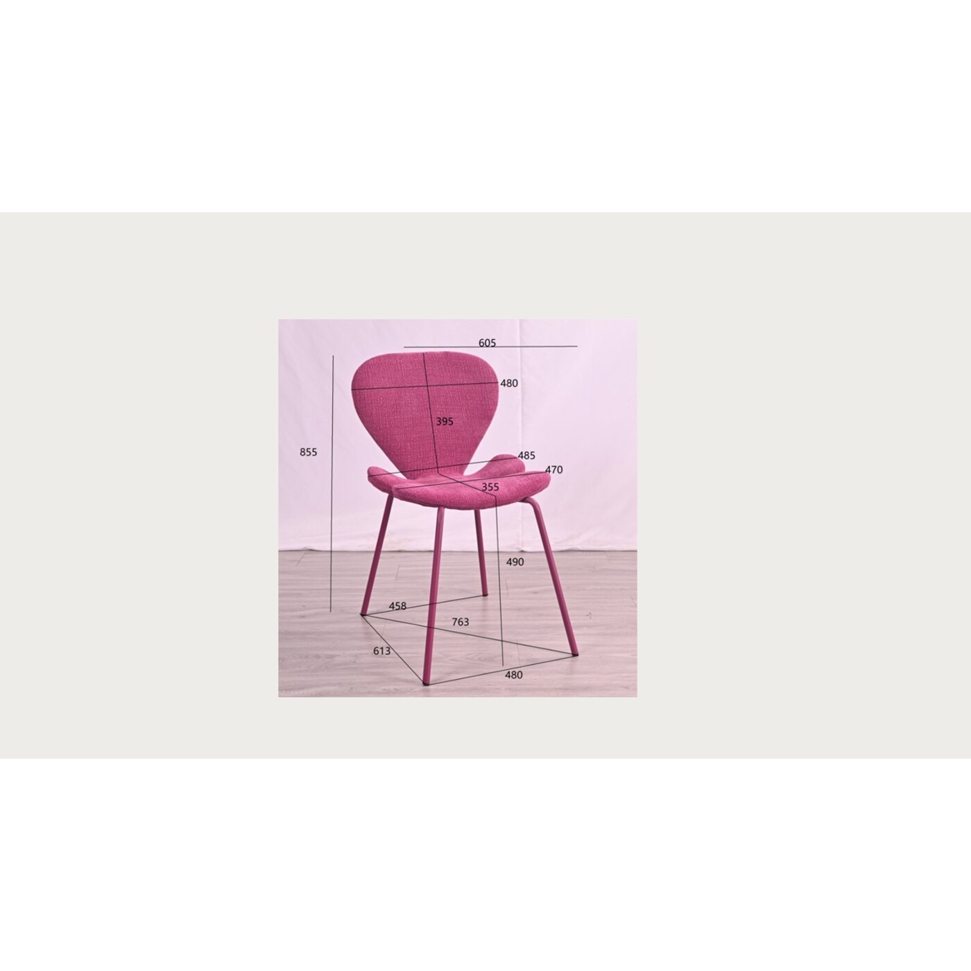 Стул KARE x Karim Rashid Soft Petal Rosa от KARE Design