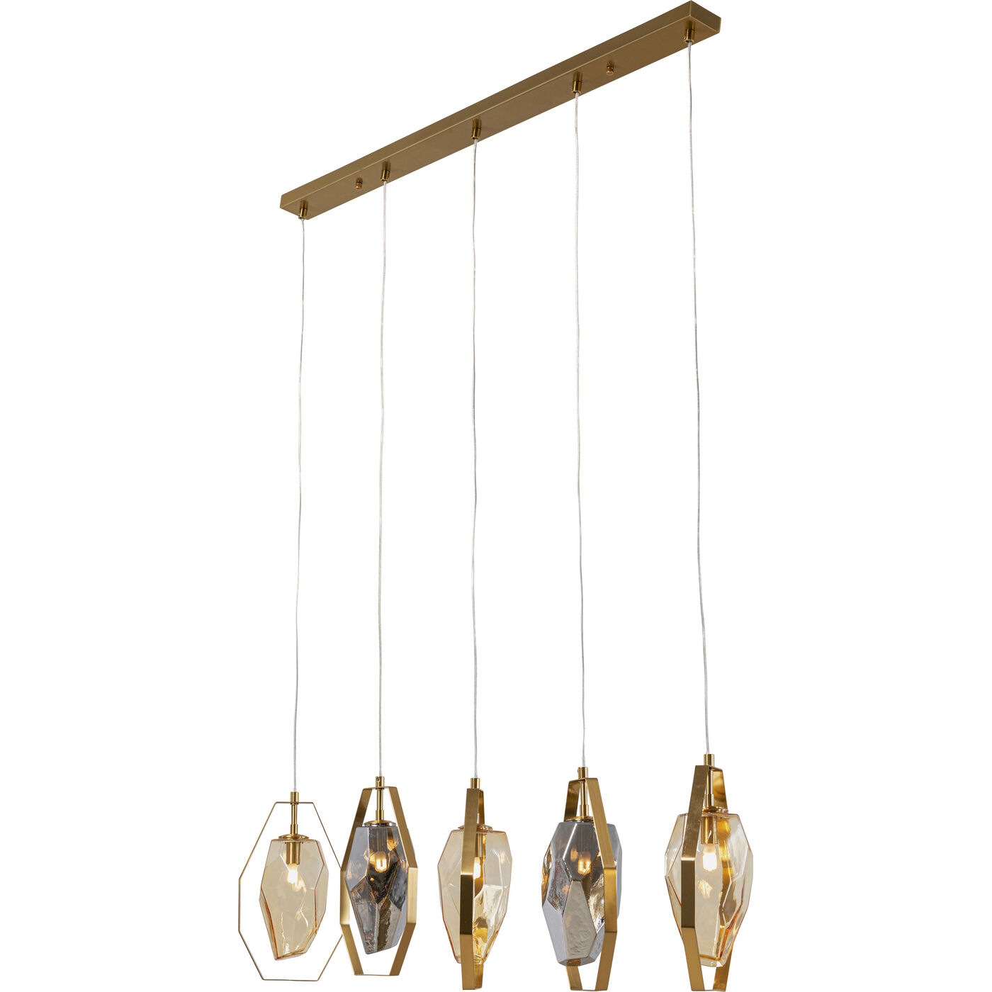 Светильник подвесной Diamond Fever Dining Brass 110 см от KARE Design