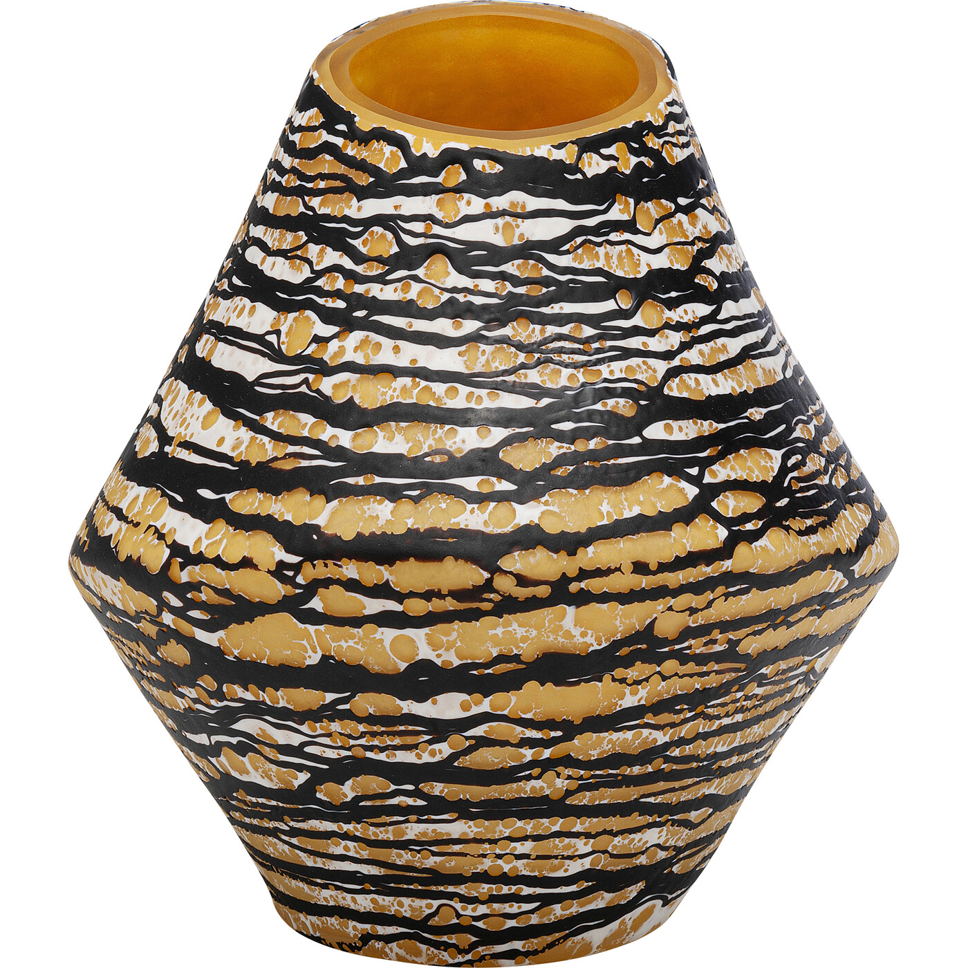Ваза Volante «Волант» 27 см, Янтарный от KARE Design