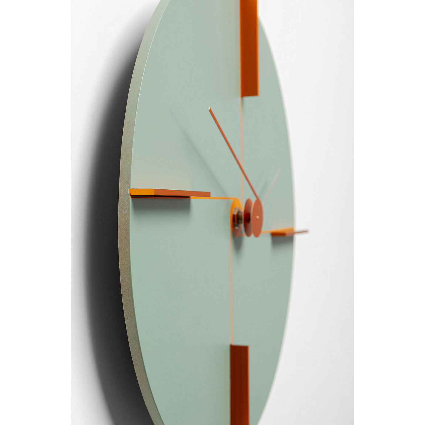 Часы настенные Felice «Феличе» Ø30 см, Зелёный от KARE Design
