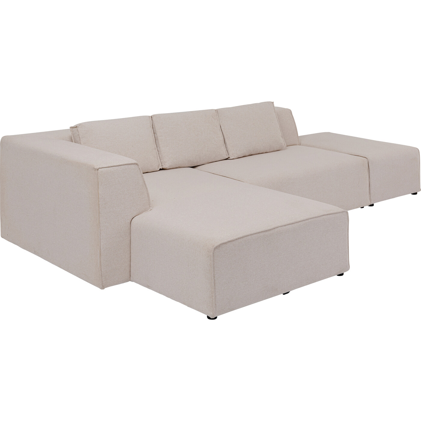 Диван угловой левосторонний Infinity Ottomane Creme Left от KARE Design