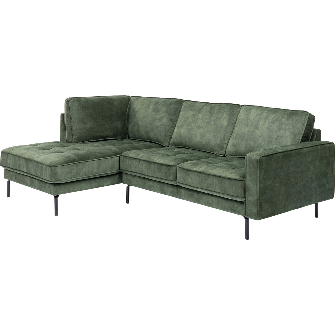 Диван угловой левосторонний Lucas Left Olive 231 см от KARE Design
