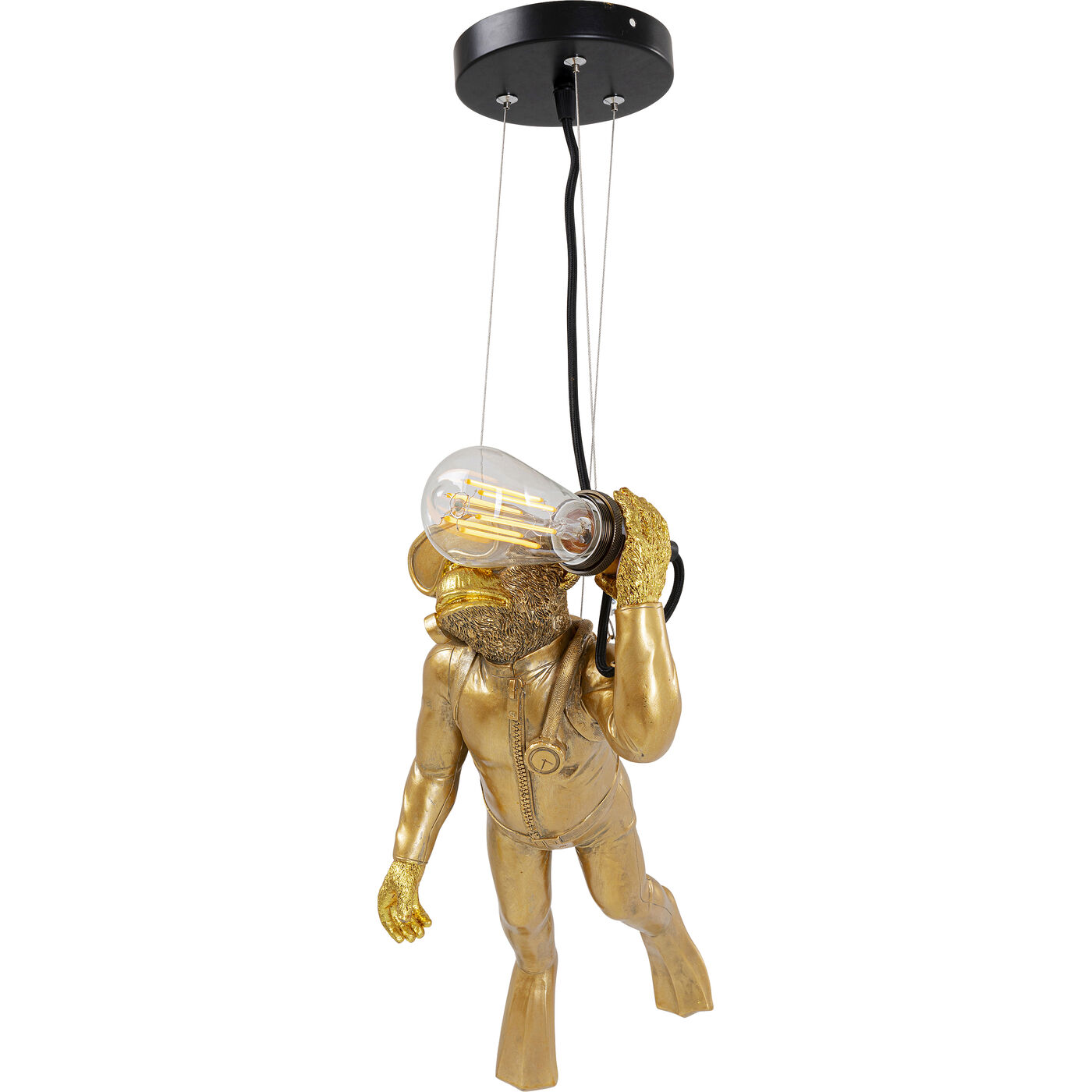Светильник подвесной "Обезьяна-дайвер" Diver Monkey от KARE Design