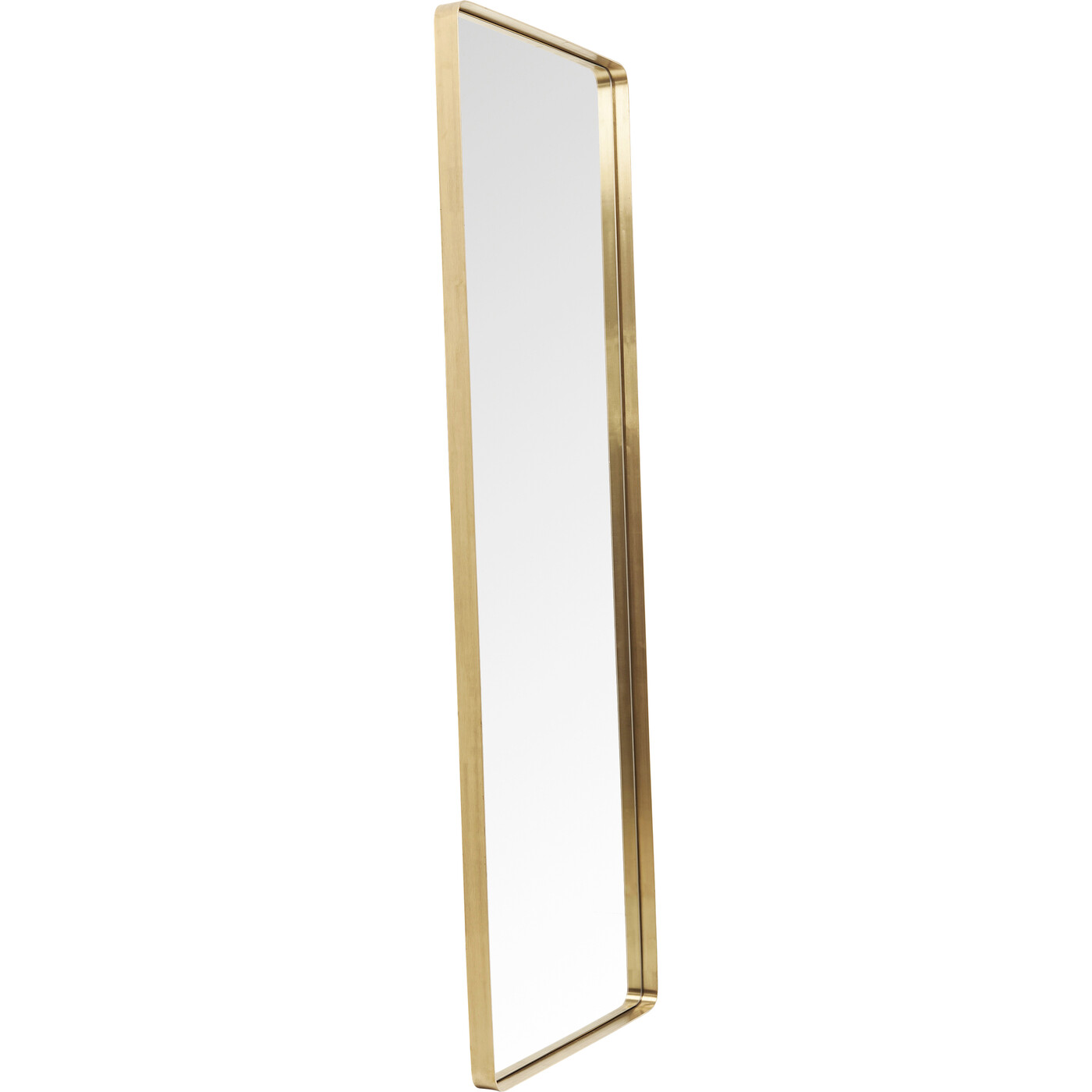 Зеркало Curve Rectangular Brass 200x70 см от KARE Design