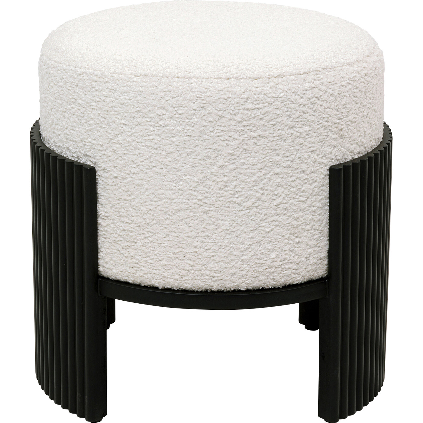Пуф Samu Black Ø43cm от KARE Design