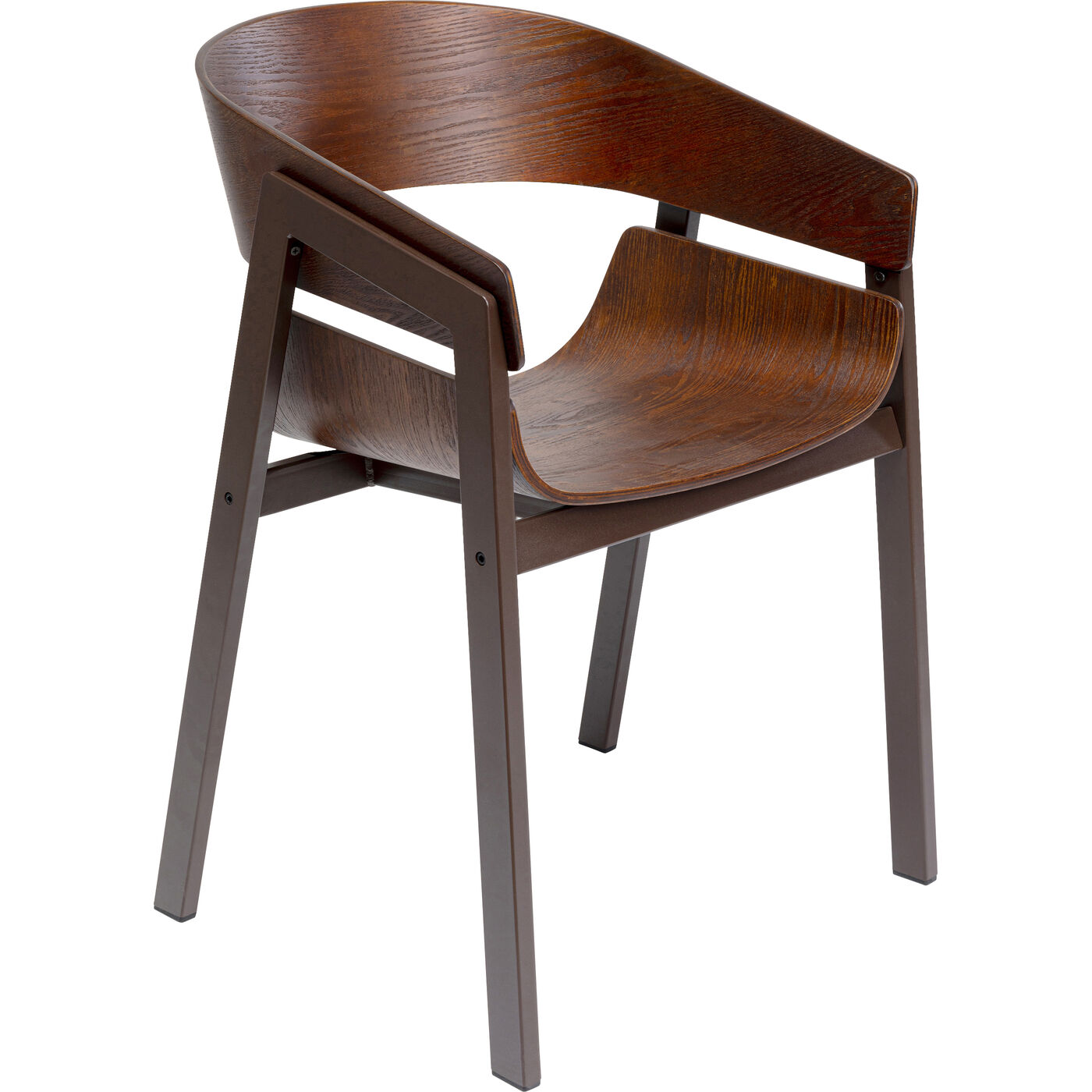 Стул с подлокотниками Biarritz Brown от KARE Design