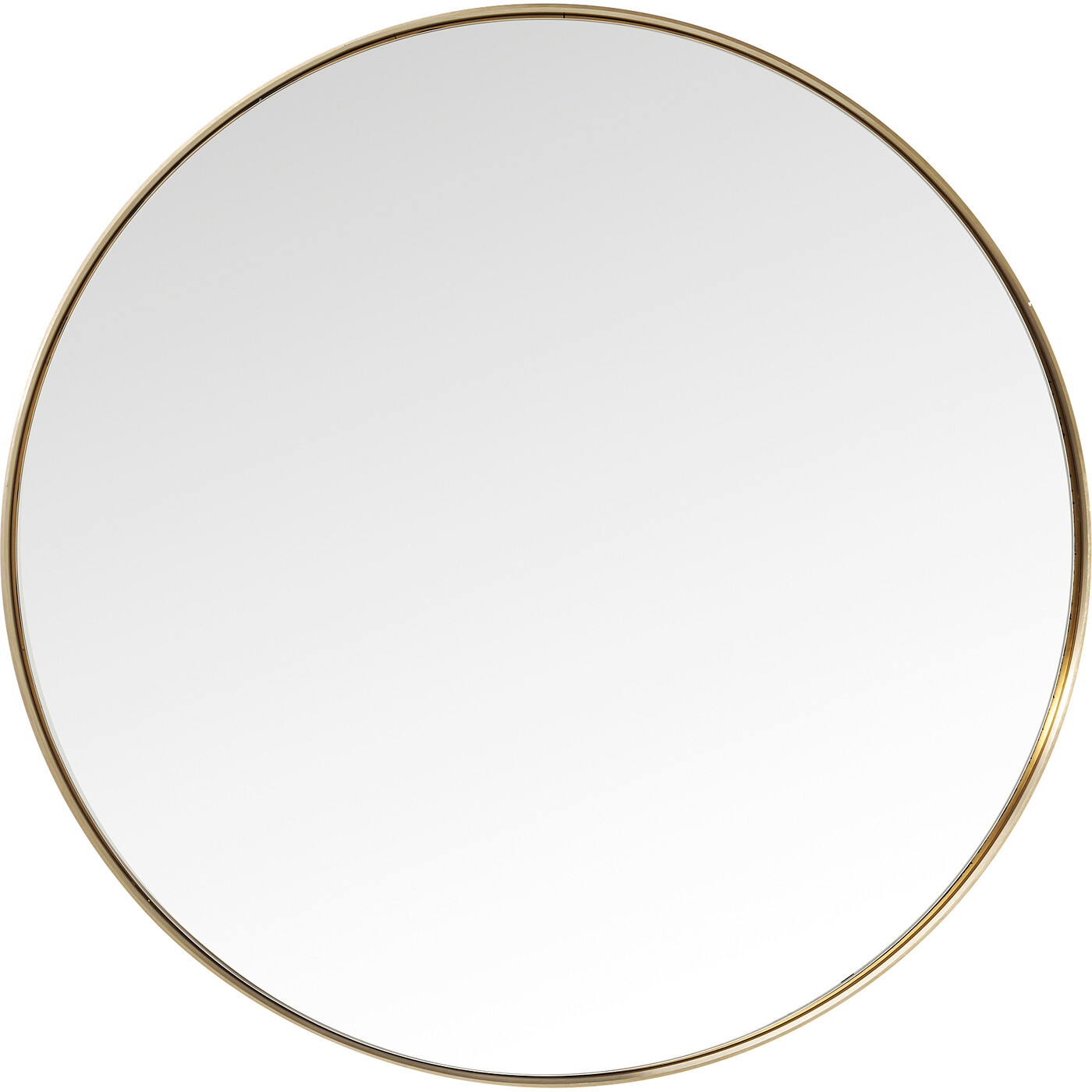Зеркало Curve Round Brass Ø100 см от KARE Design