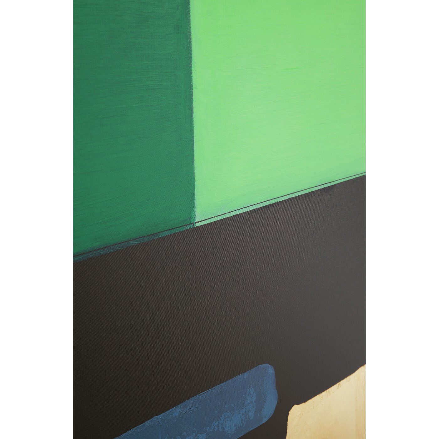 Картина в раме Abstract Shapes Green «Абстрактные формы» 73x143 см, Зелёный