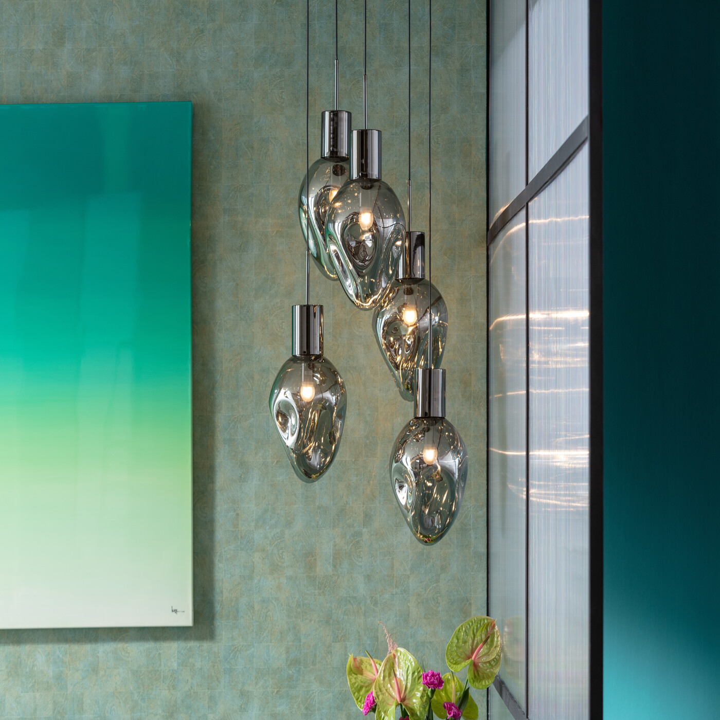 Светильник подвесной Supernova Smoky Cinque Ø50 см от KARE Design