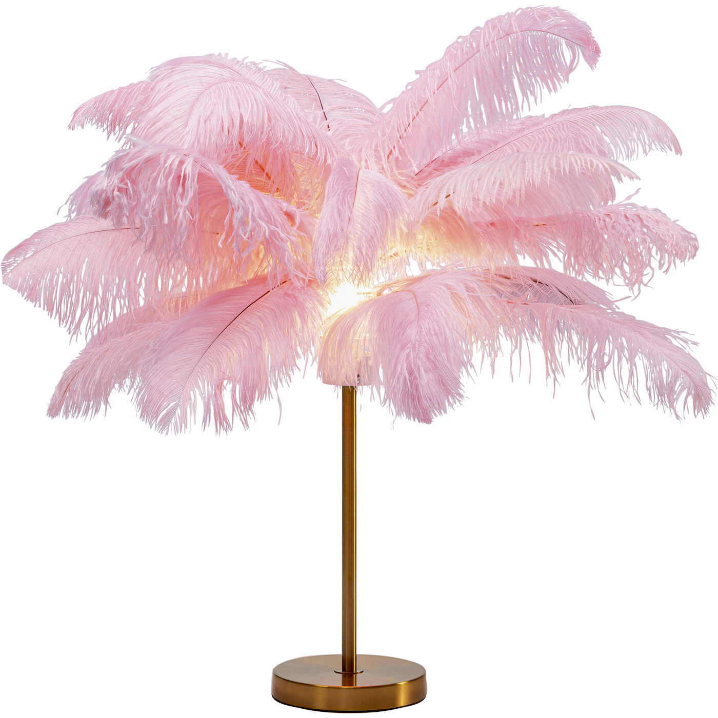 Светильник настольный "Пальма из перьев" Feather Palm Pink 60 см, Розовый от KARE Design