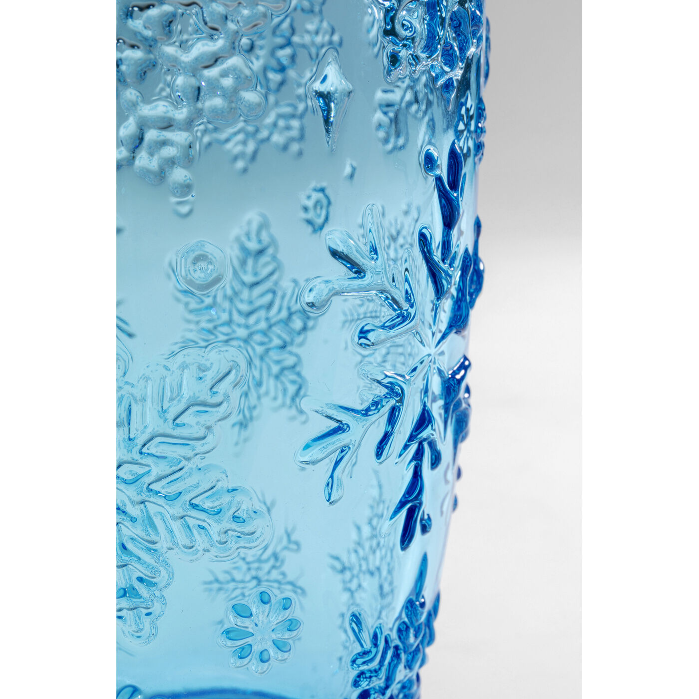 Стакан Ice Flowers «Ледяные цветы», Синий от KARE Design