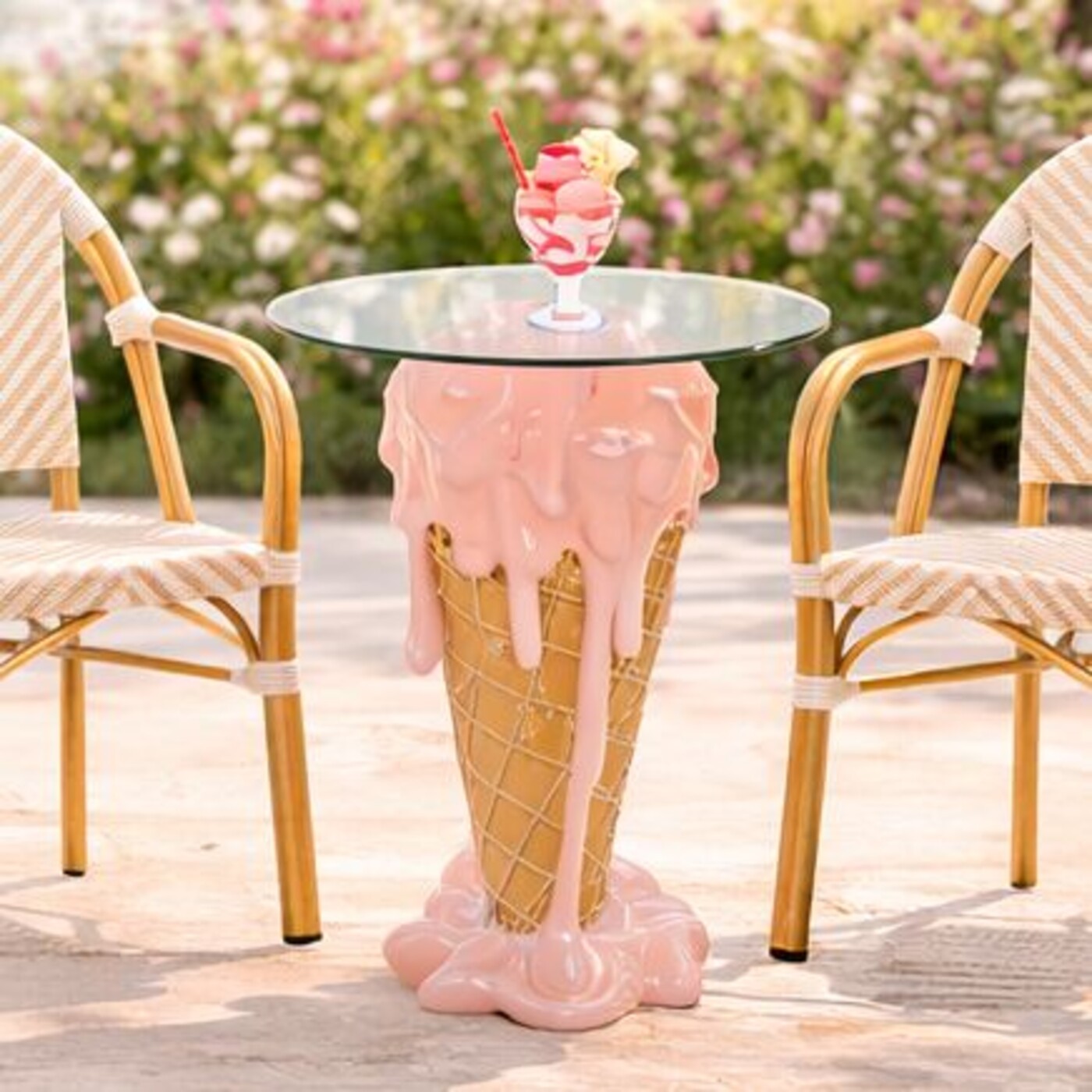Стол приставной Gelato Ø48 см от KARE Design