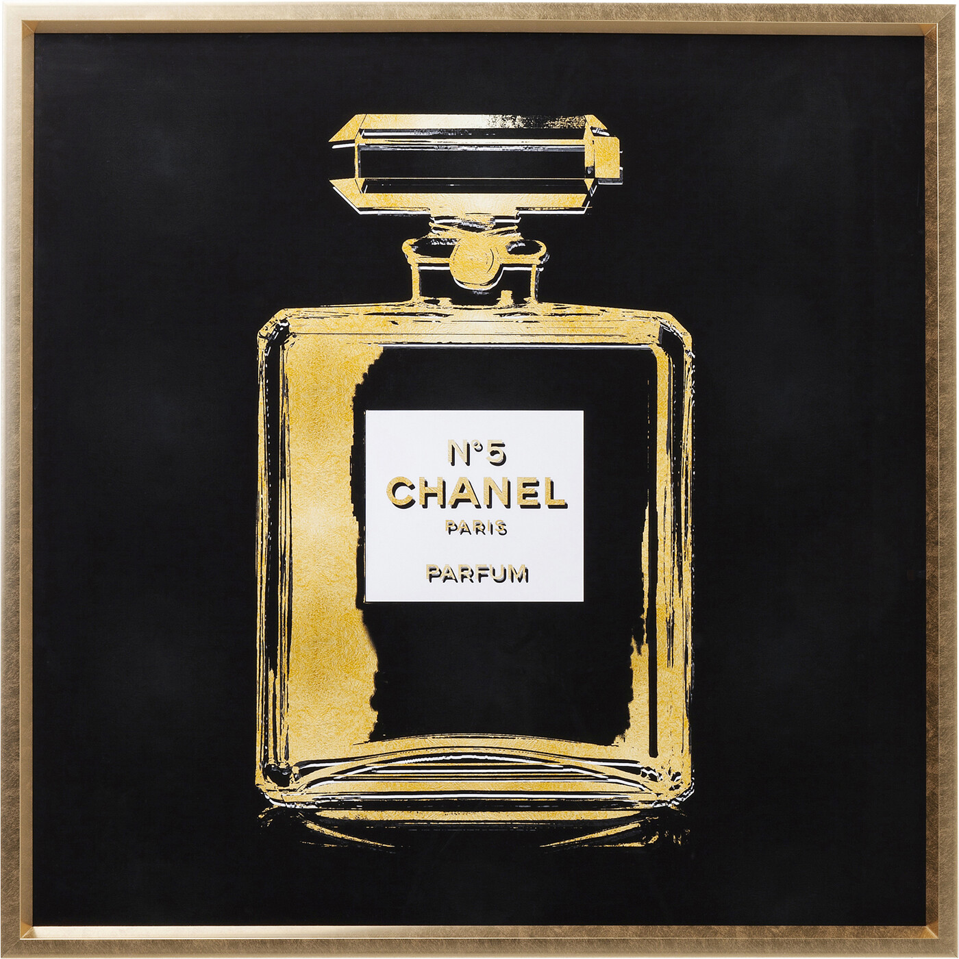 Картина Fragrance «Флакон Chanel N°5» 115x115 см от KARE Design