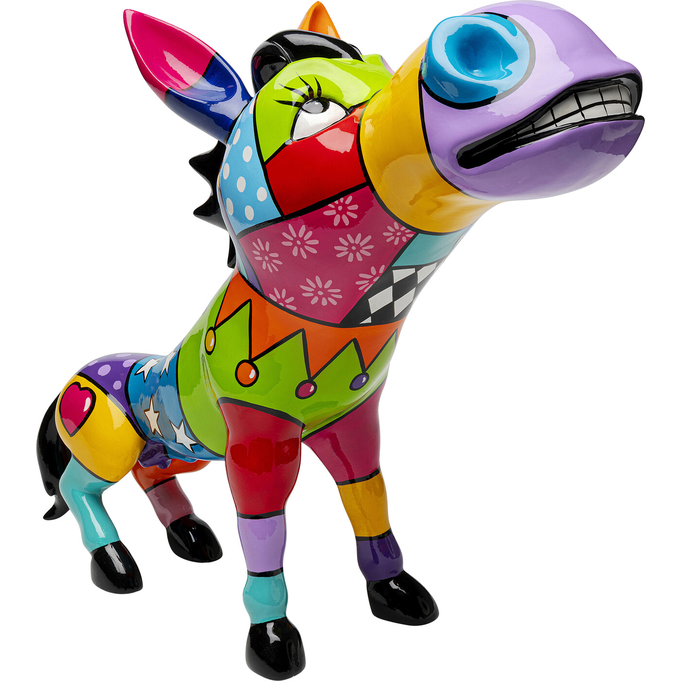 Фигура декоративная Donkey Patchwork «Пэтчворк-осёл» 54 см от KARE Design