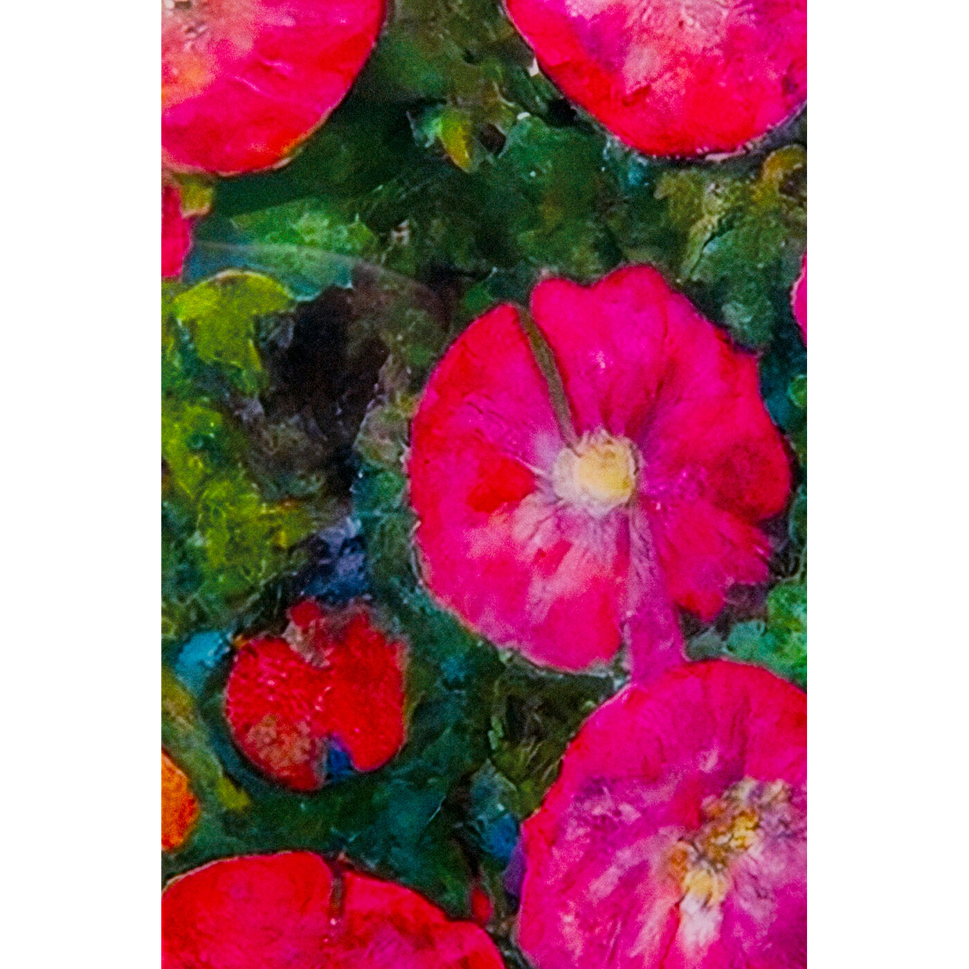 Картина стеклянная Art Nouveau Fleur 120x120cm от KARE Design