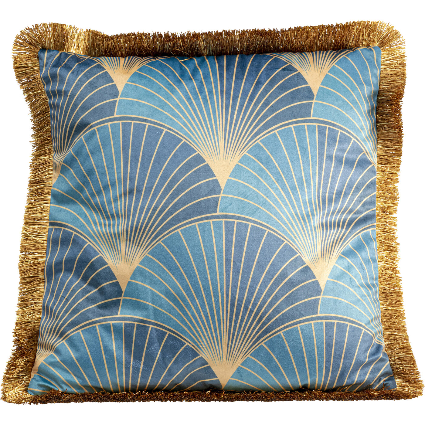 Подушка Leaves Fringe «Листья с бахромой» 45x45 см от KARE Design