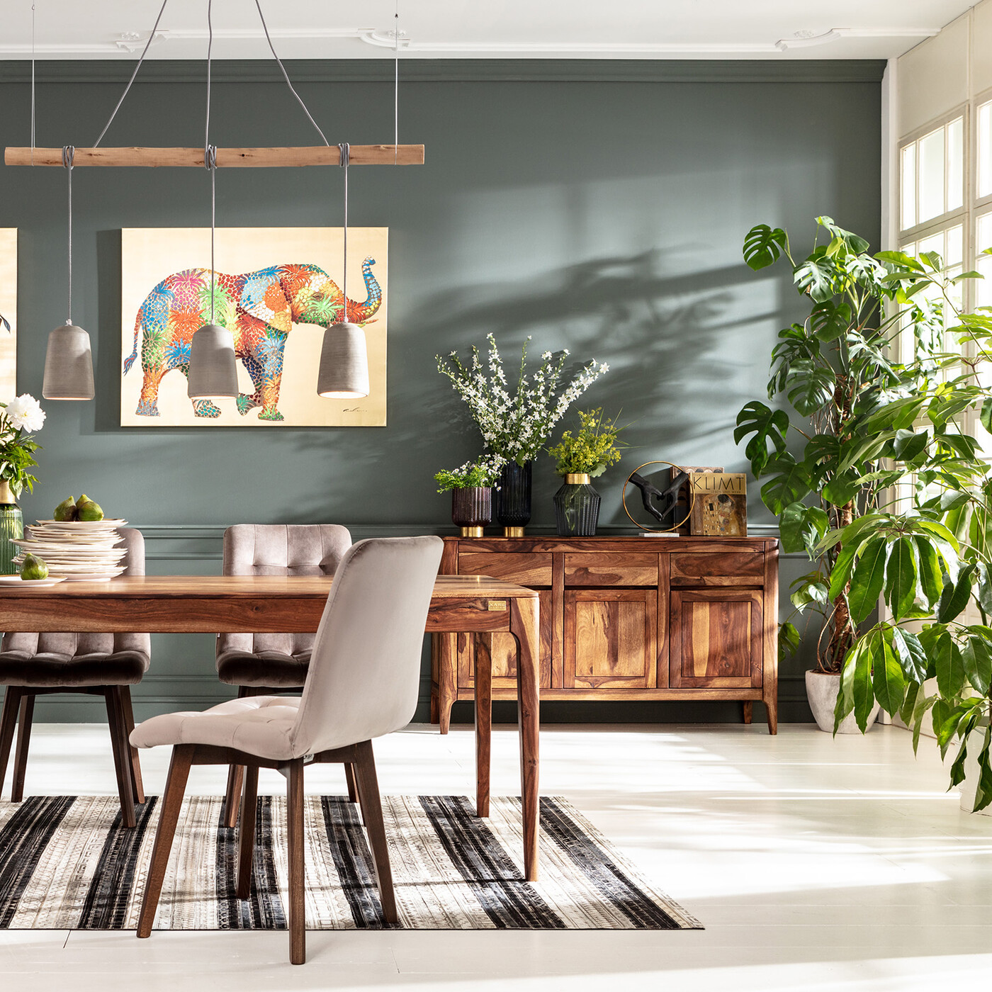 Комод широкий Brooklyn Nature от KARE Design