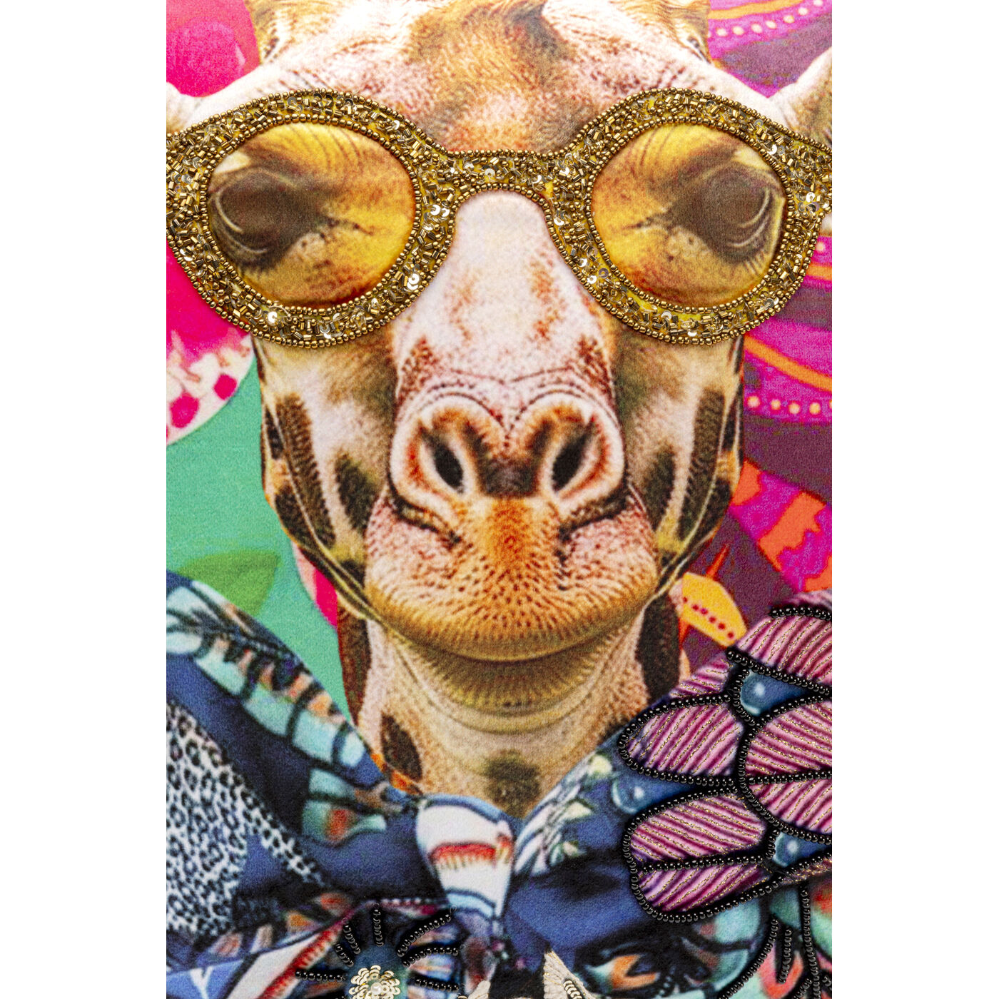 Подушка Fantasy Giraffe «Жираф фантазия» 45x45 см от KARE Design