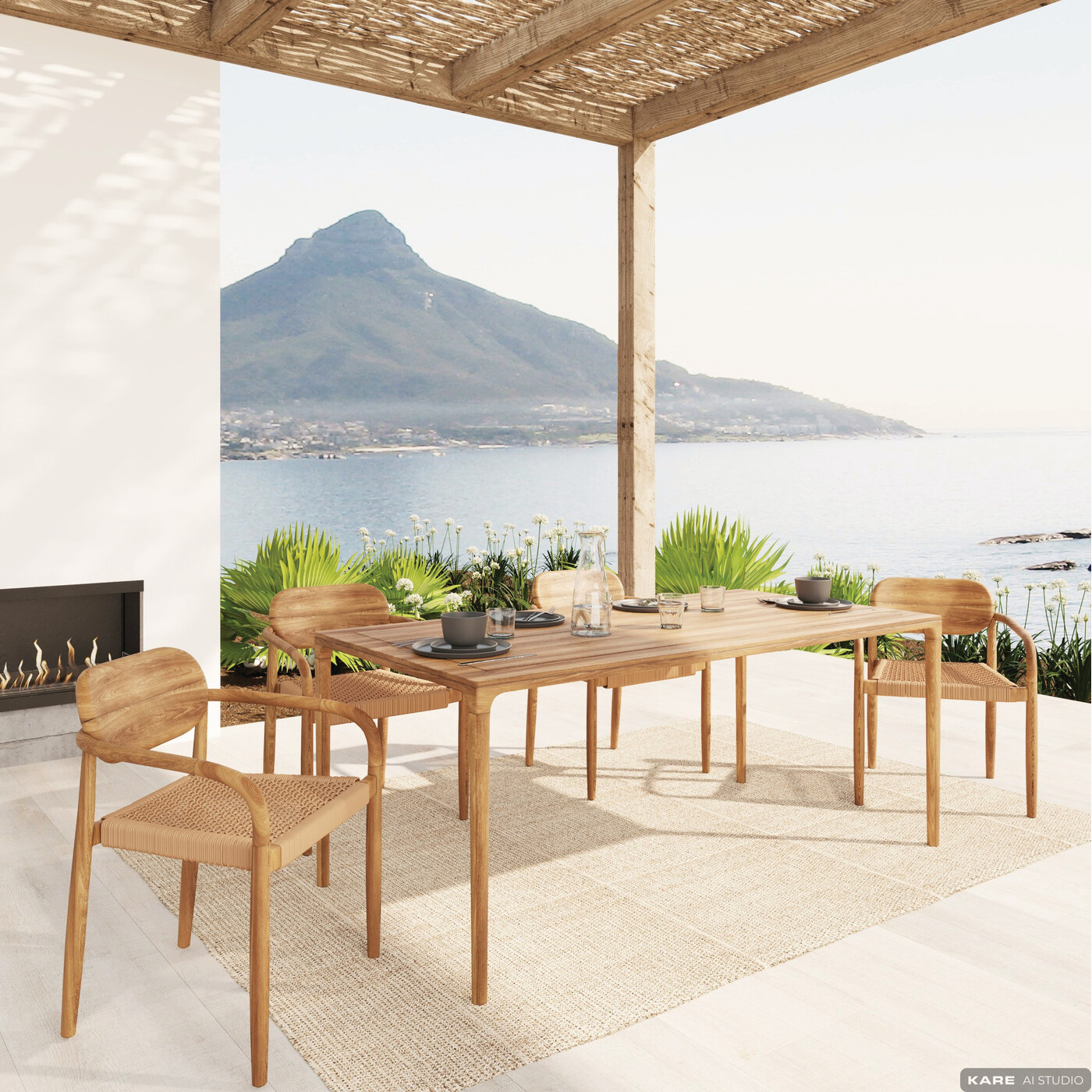 Стол Bella 180x90cm от KARE Design