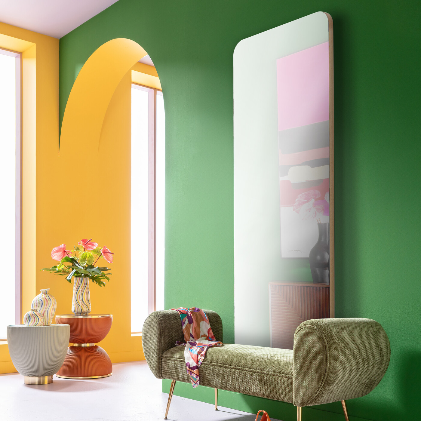Зеркало настенное Cleo 70x200 см от KARE Design