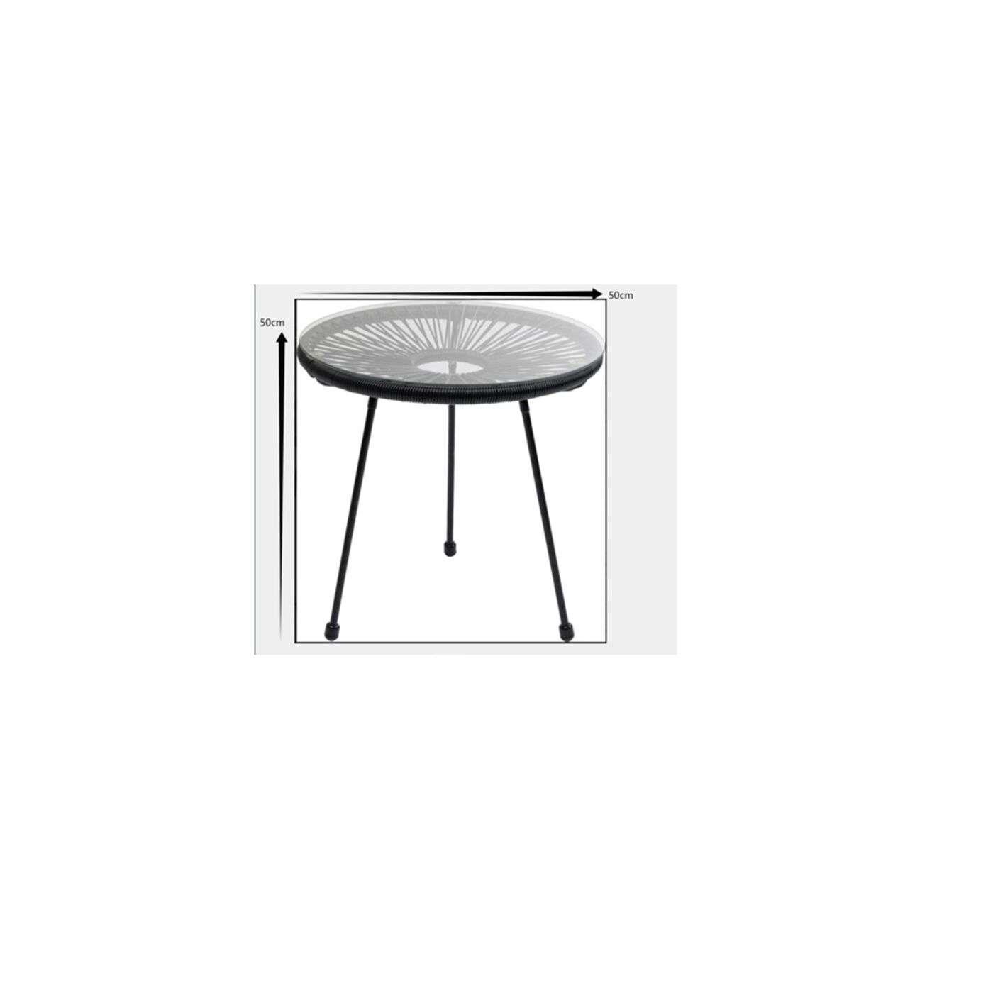 Стол приставной Acapulco Mono Orange от KARE Design