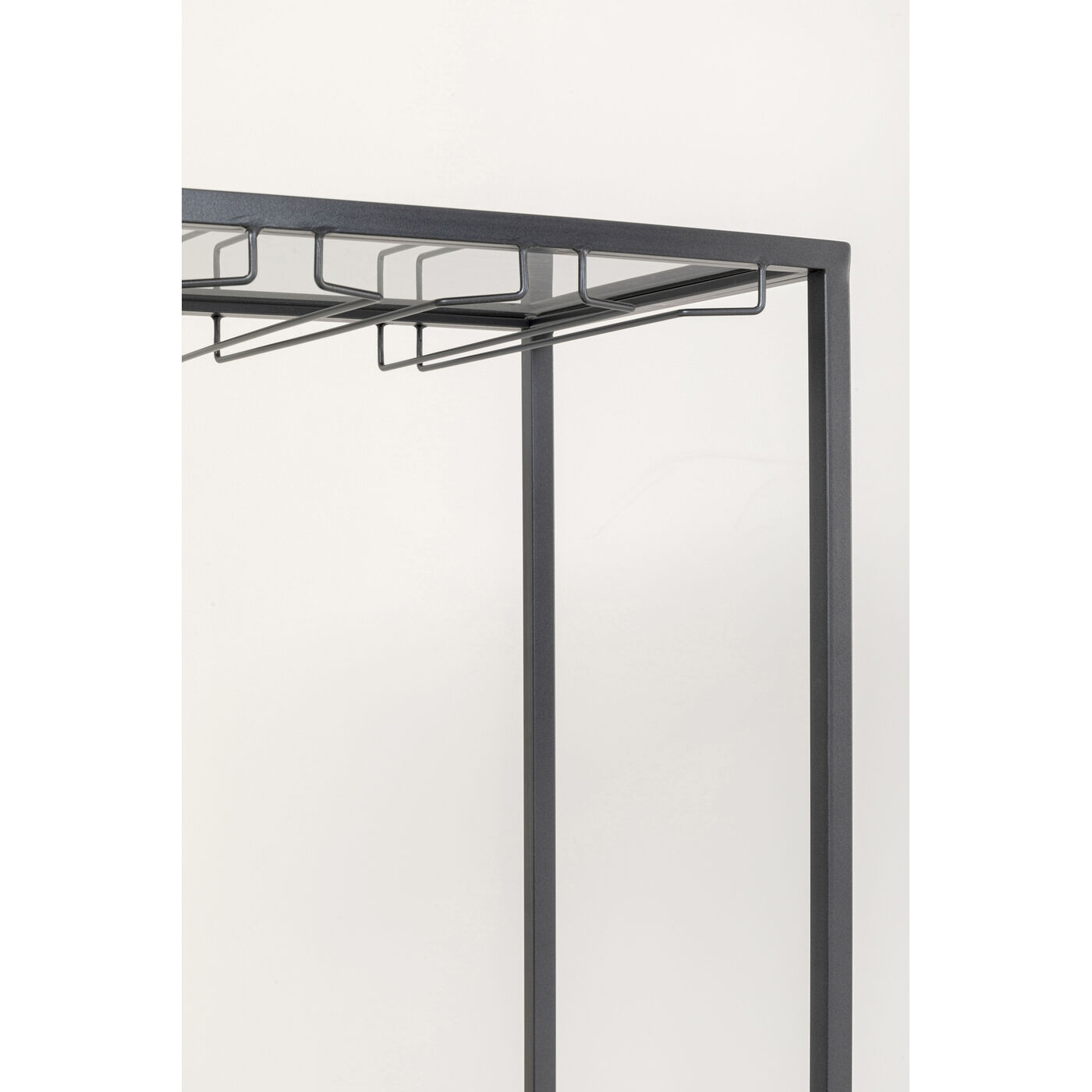 Винная полка Lisboa Bar Black 60x170cm от KARE Design