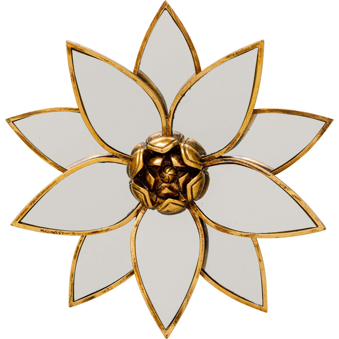 Украшение настенное Lotus «Зеркальный лотос» Ø33 см от KARE Design