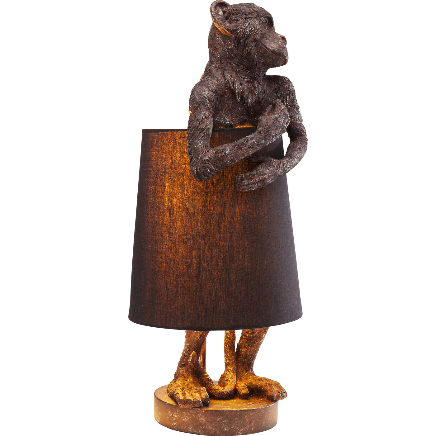 Светильник настольный "Обезьяна" Animal Monkey Brown Black от KARE Design