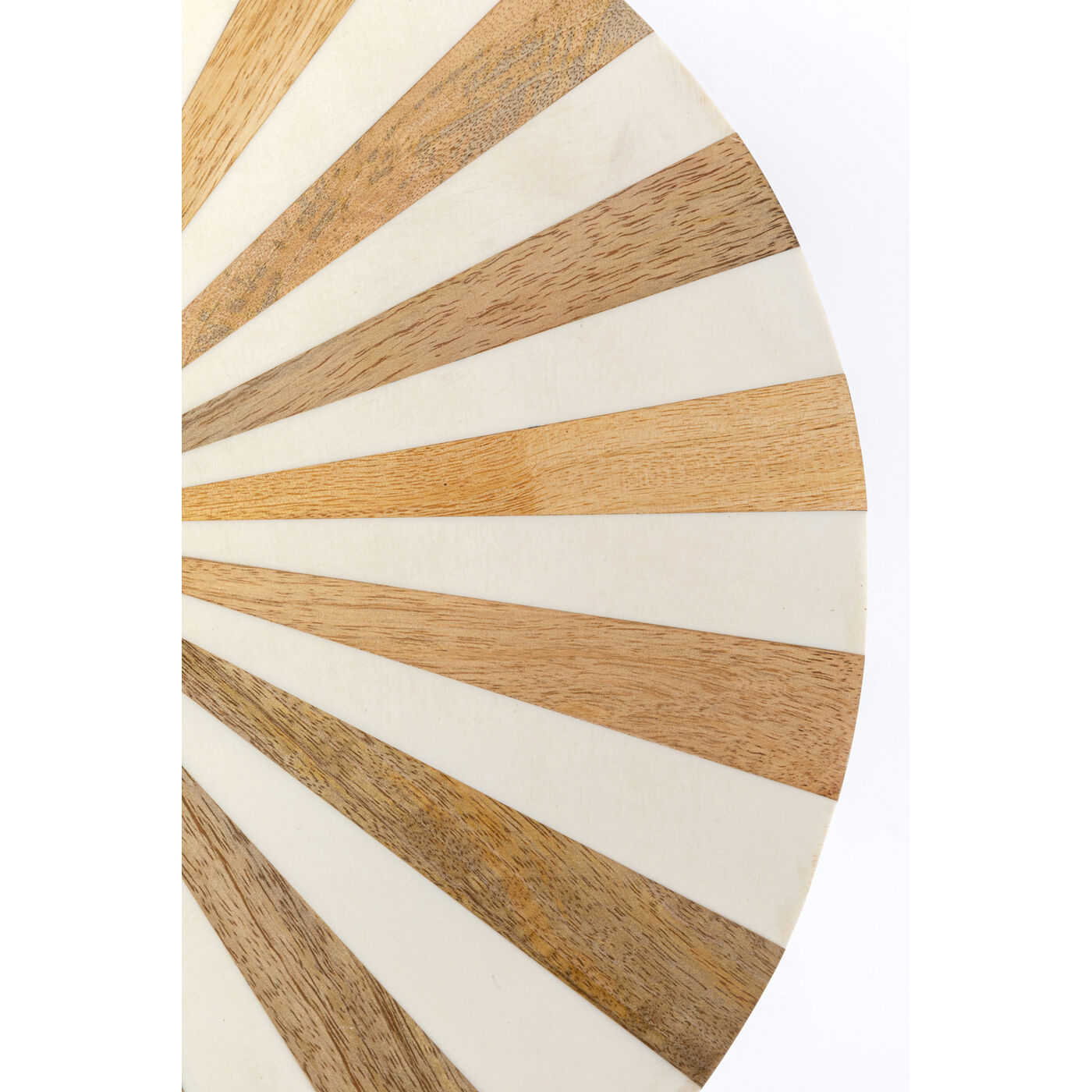 Стол приставной Domero Cirque Gold White Ø40 см от KARE Design