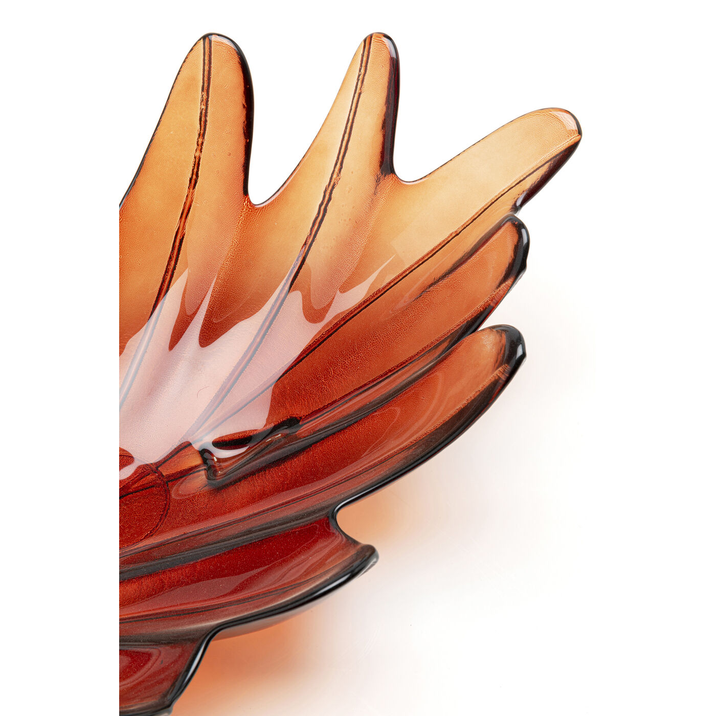 Миска декоративная Leaf «Лист» 11 см, Красный от KARE Design