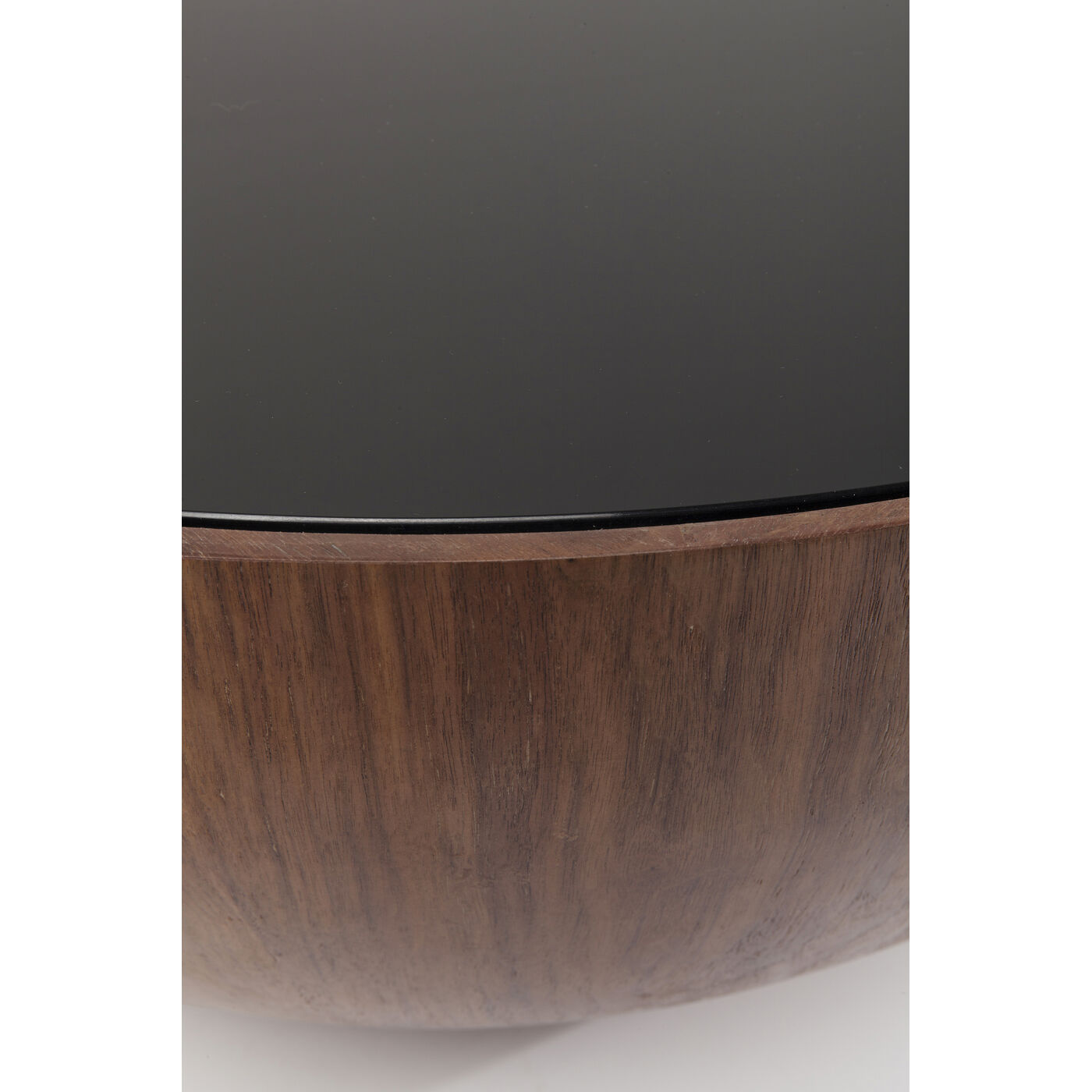 Стол кофейный Tear Drops Walnut Ø80 см от KARE Design