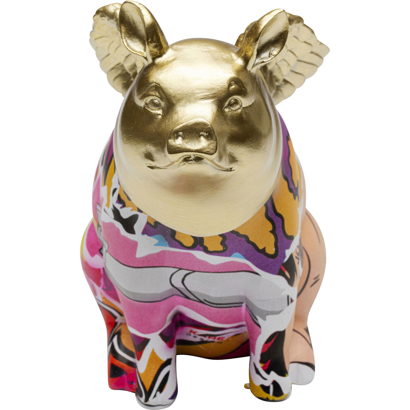 Фигура декоративная Graffiti Flying Pig «Летящая свинья-граффити» 16 см