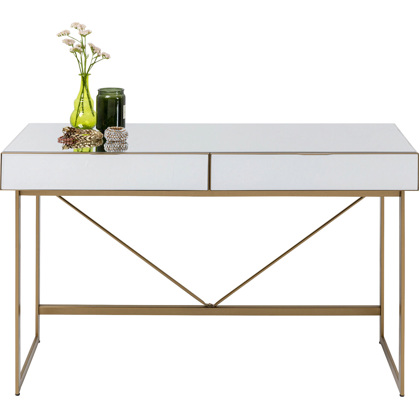 Стол письменный Soran Gold 120x50 см от KARE Design